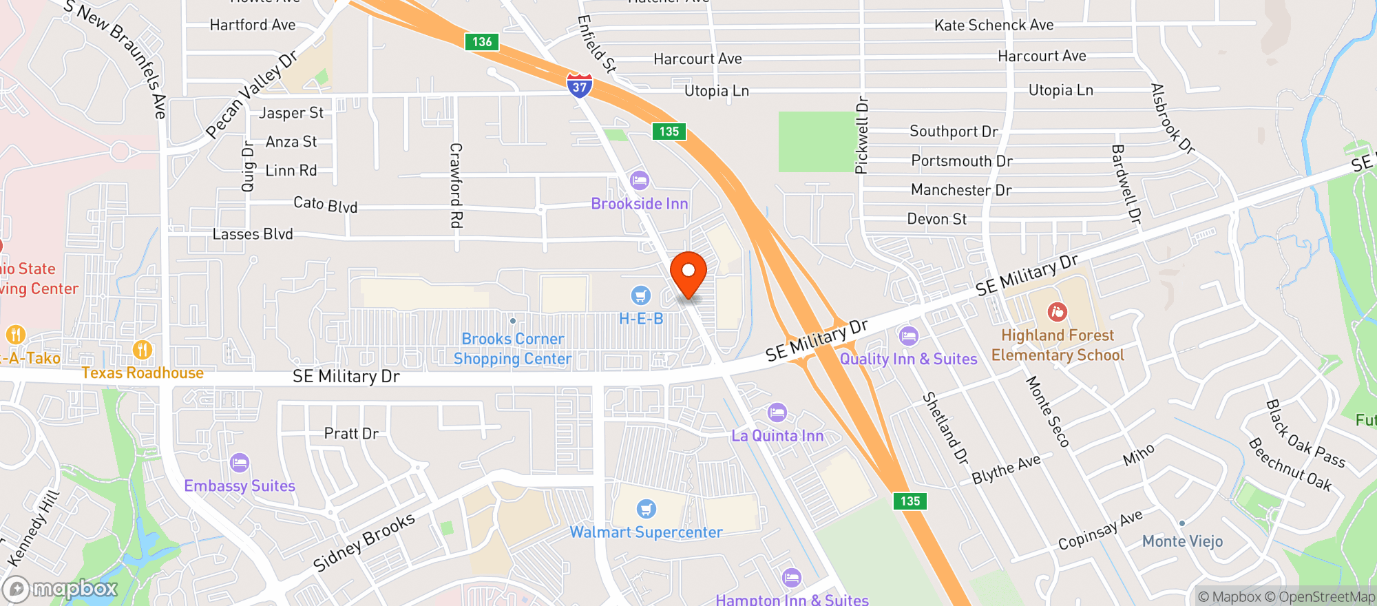 Map showing Wb Liquors & Wine