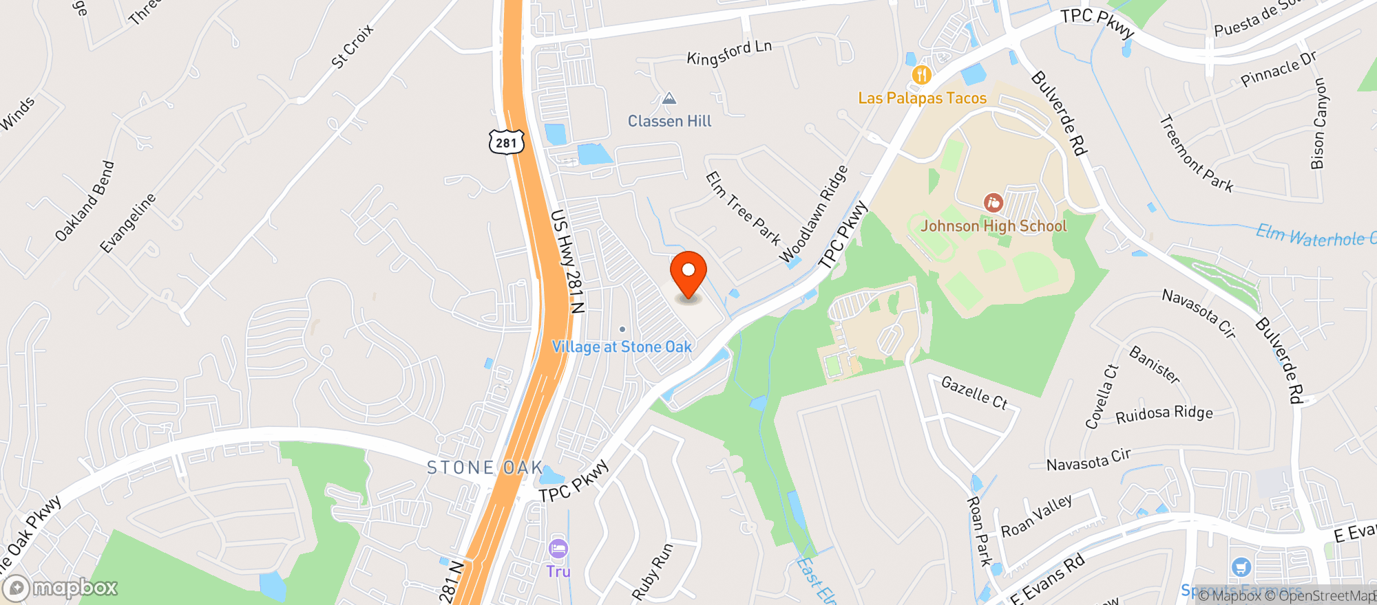 Map showing Target