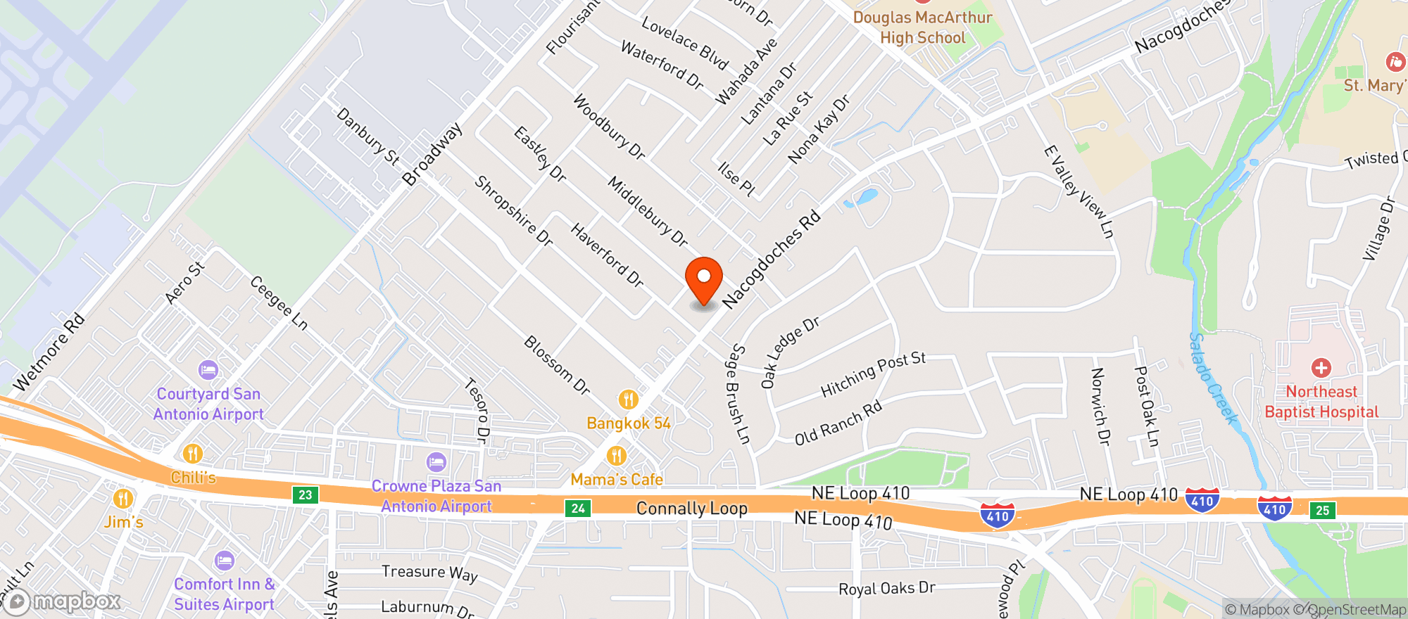 Map showing Canabiza
