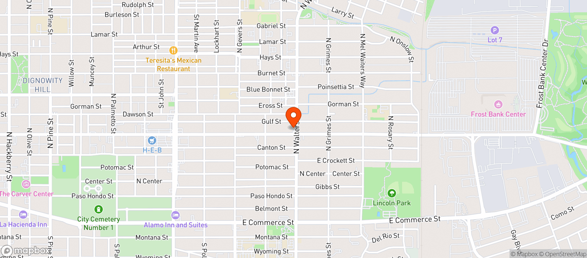 Map showing First Stop #5