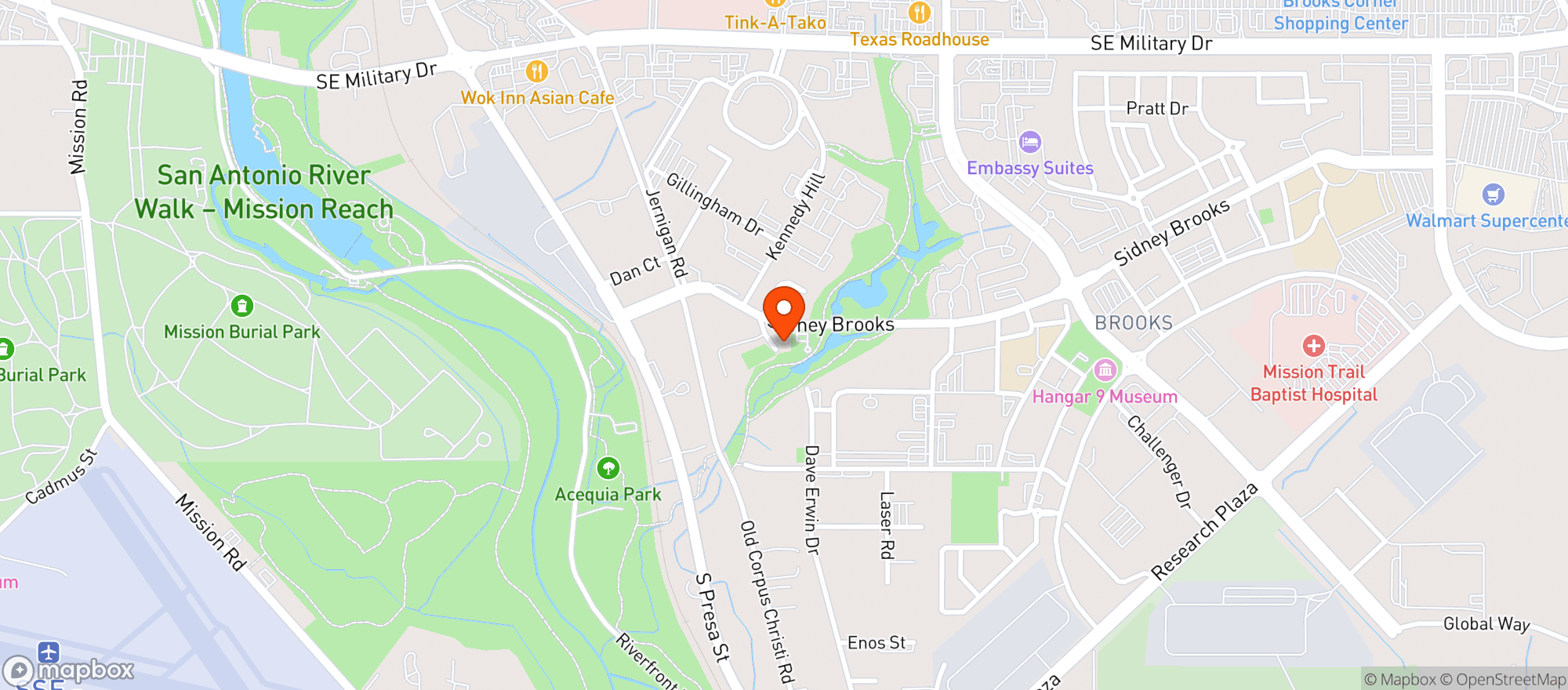 Map showing Southerleigh Fine Food And Brewery