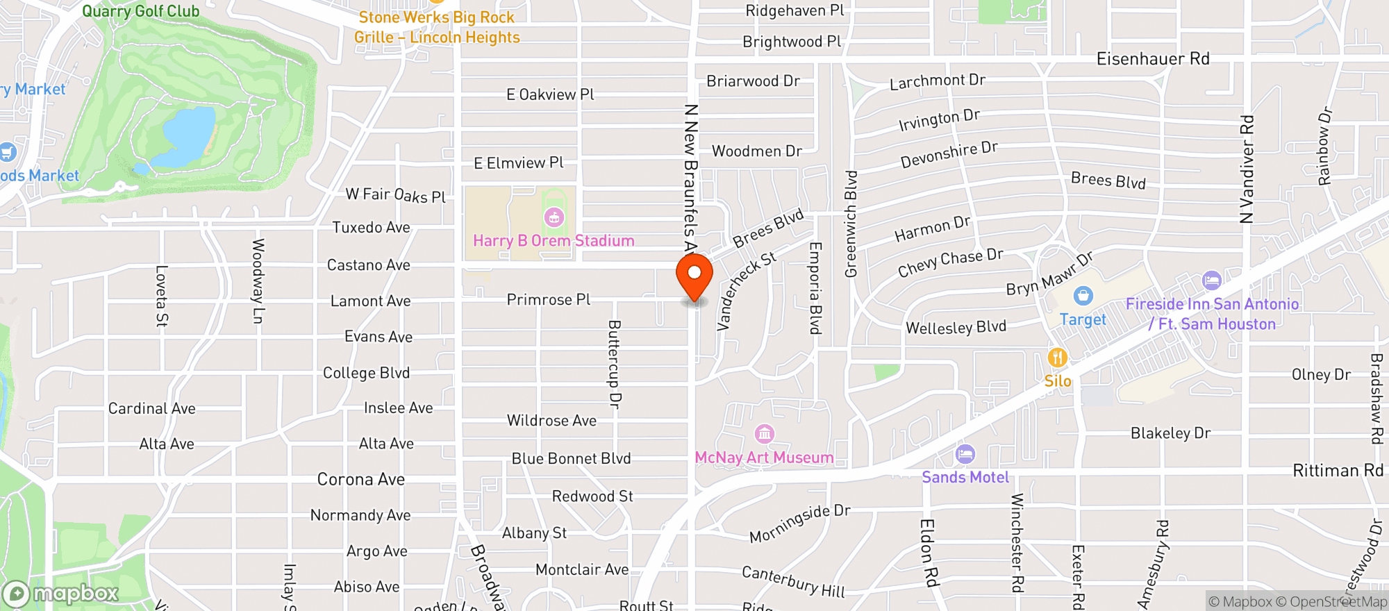 Map showing Cvs Pharmacy