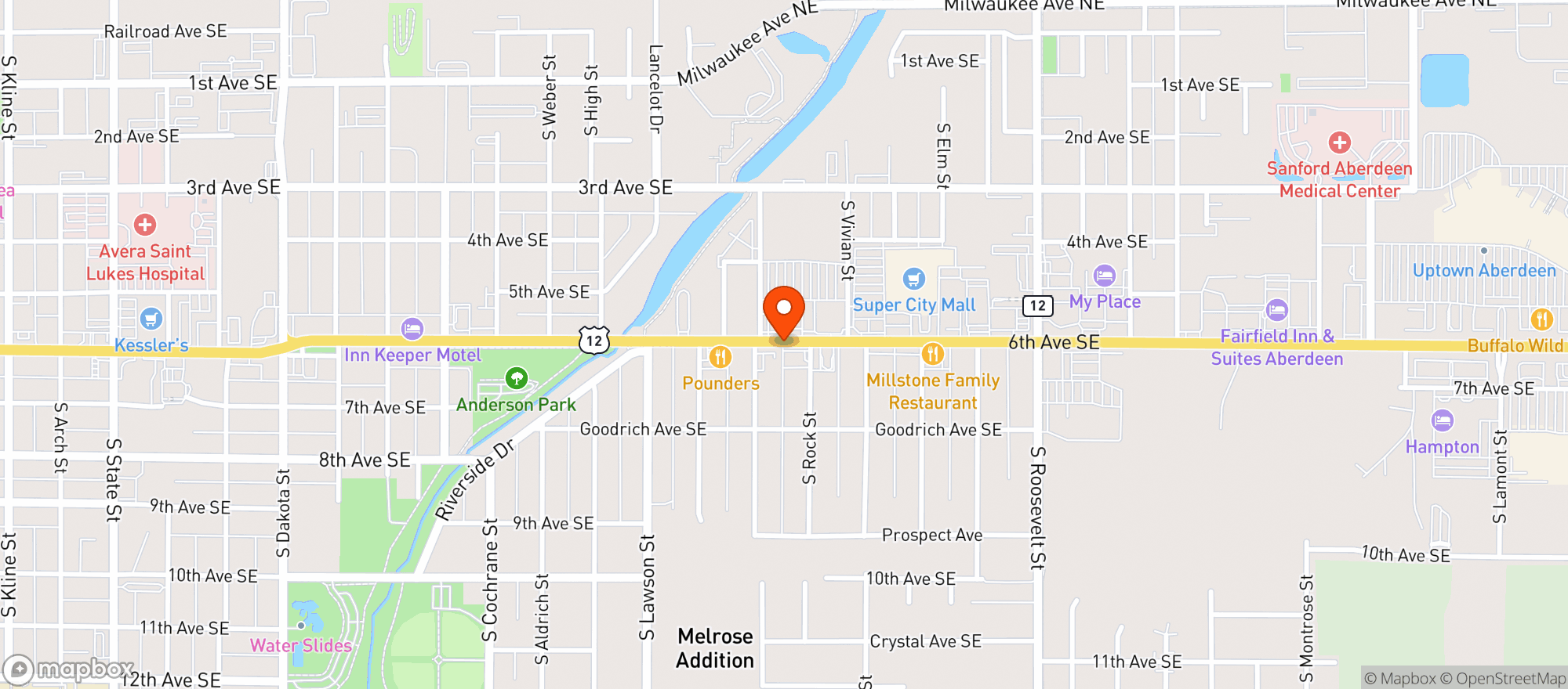 Map showing LEGENDS LIQUOR