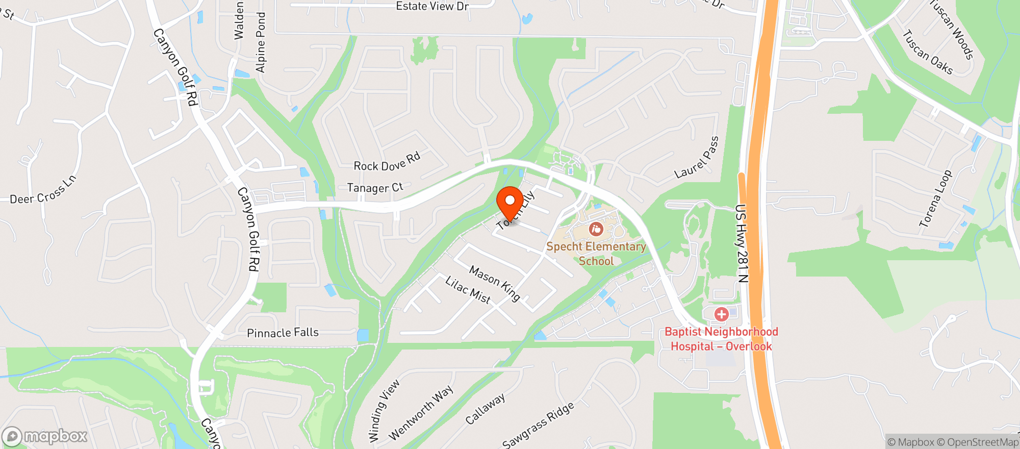 Map showing Kava Cantina