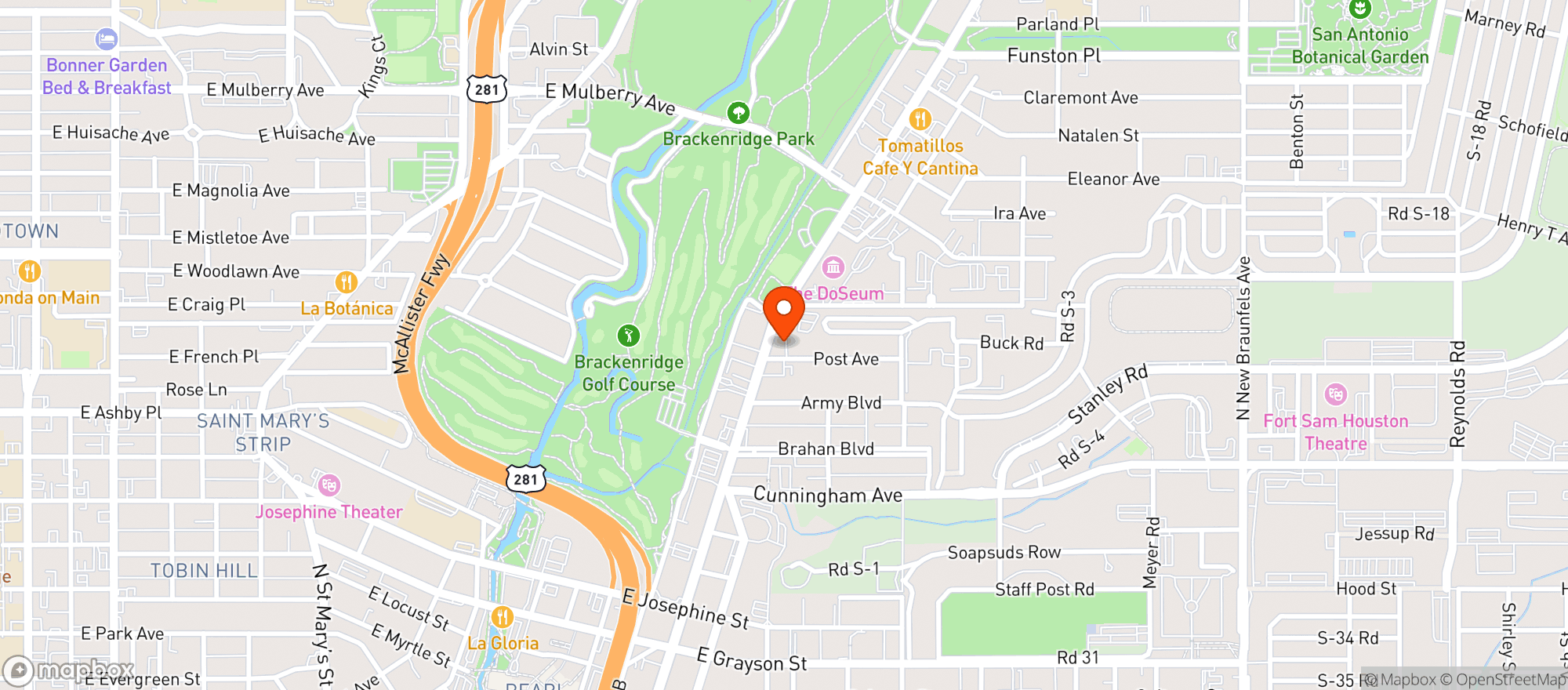 Map showing Postino Wine Cafe