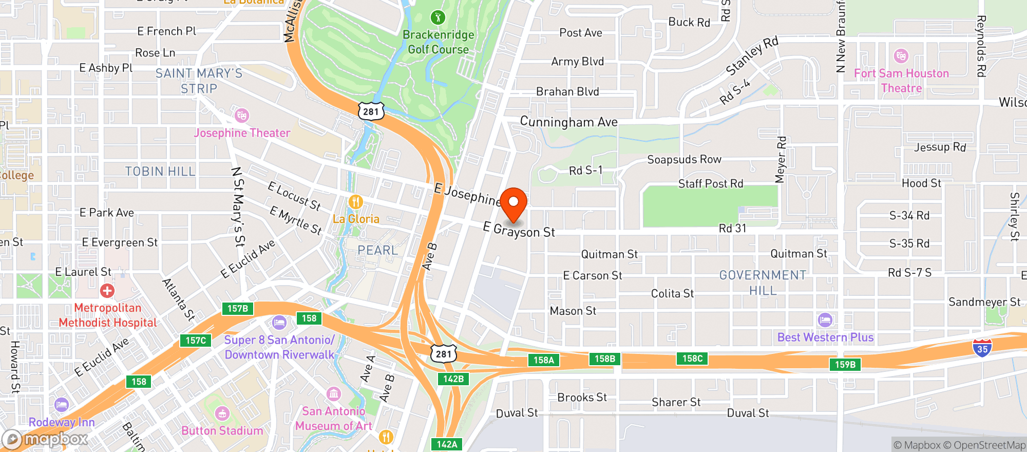 Map showing 3 Star