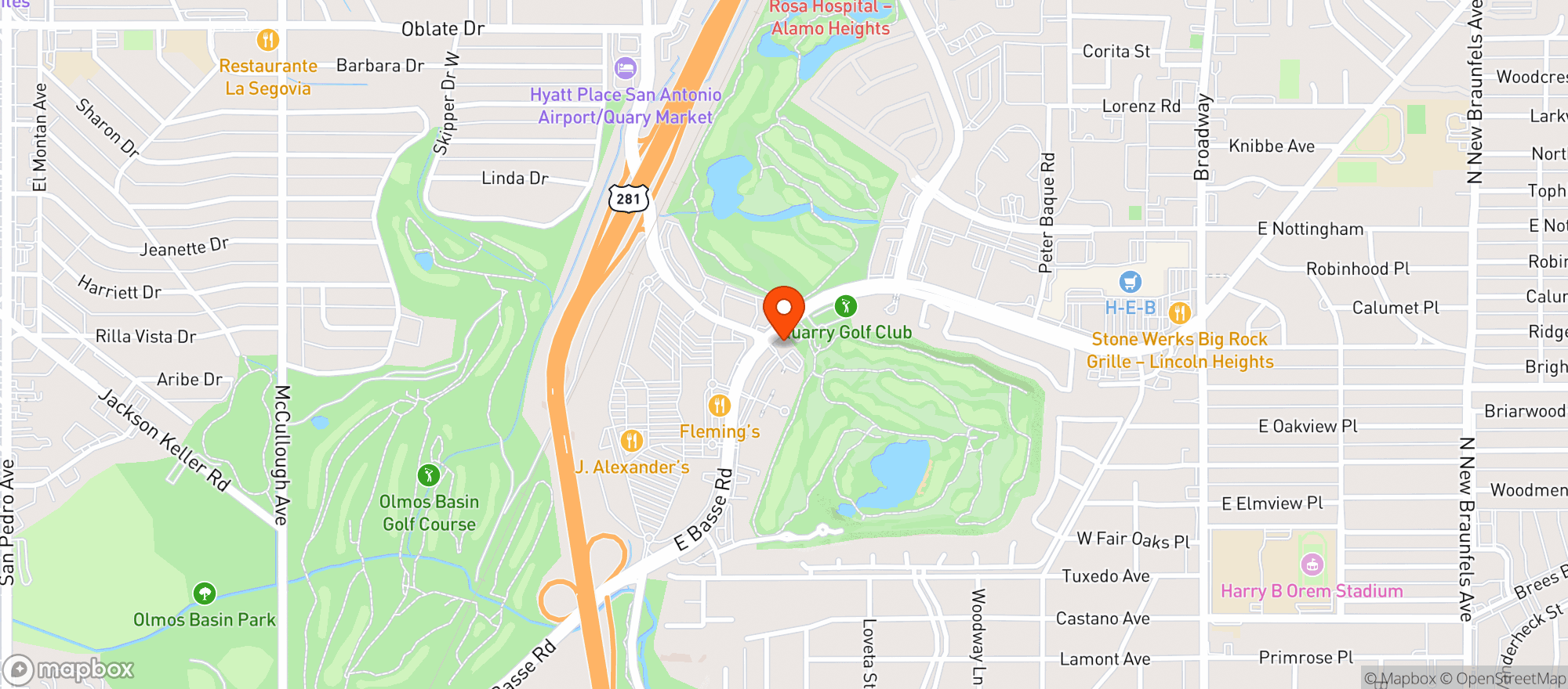 Map showing Trader Joes #451