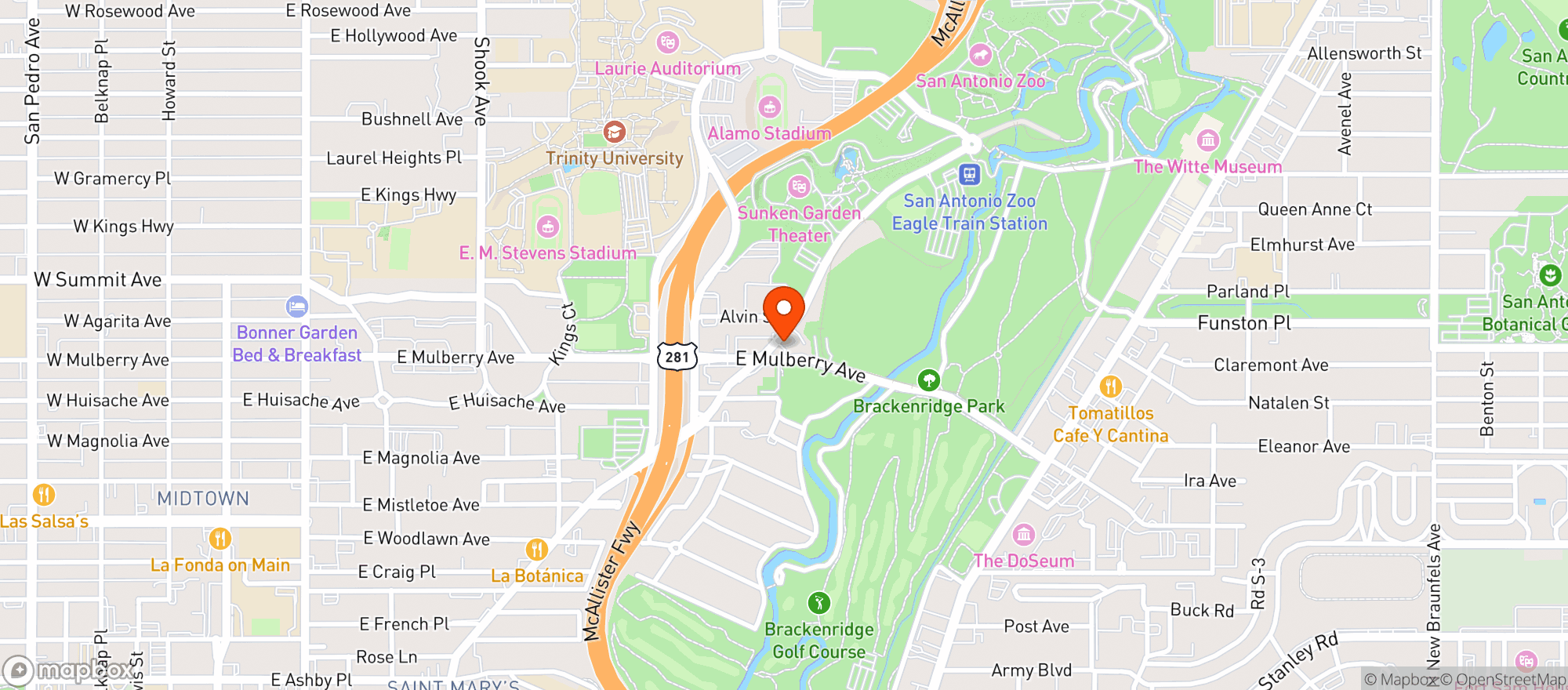 Map showing Bombay Bicycle Club - St Marys