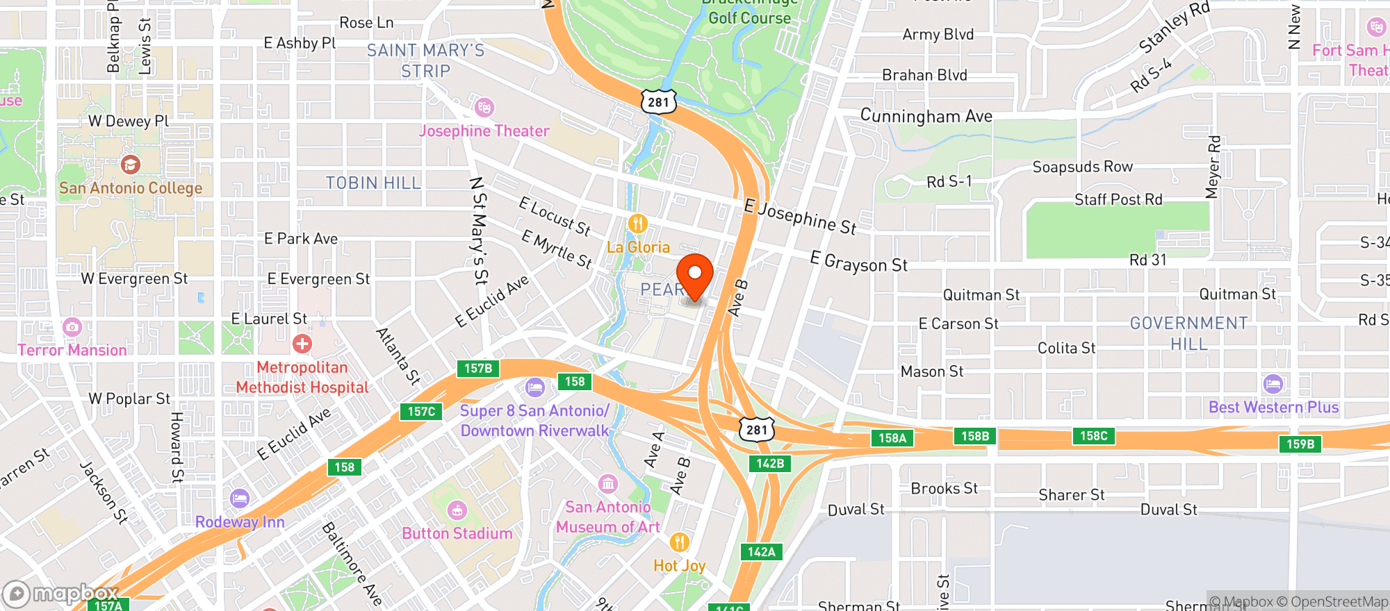 Map showing High Street Wine Co