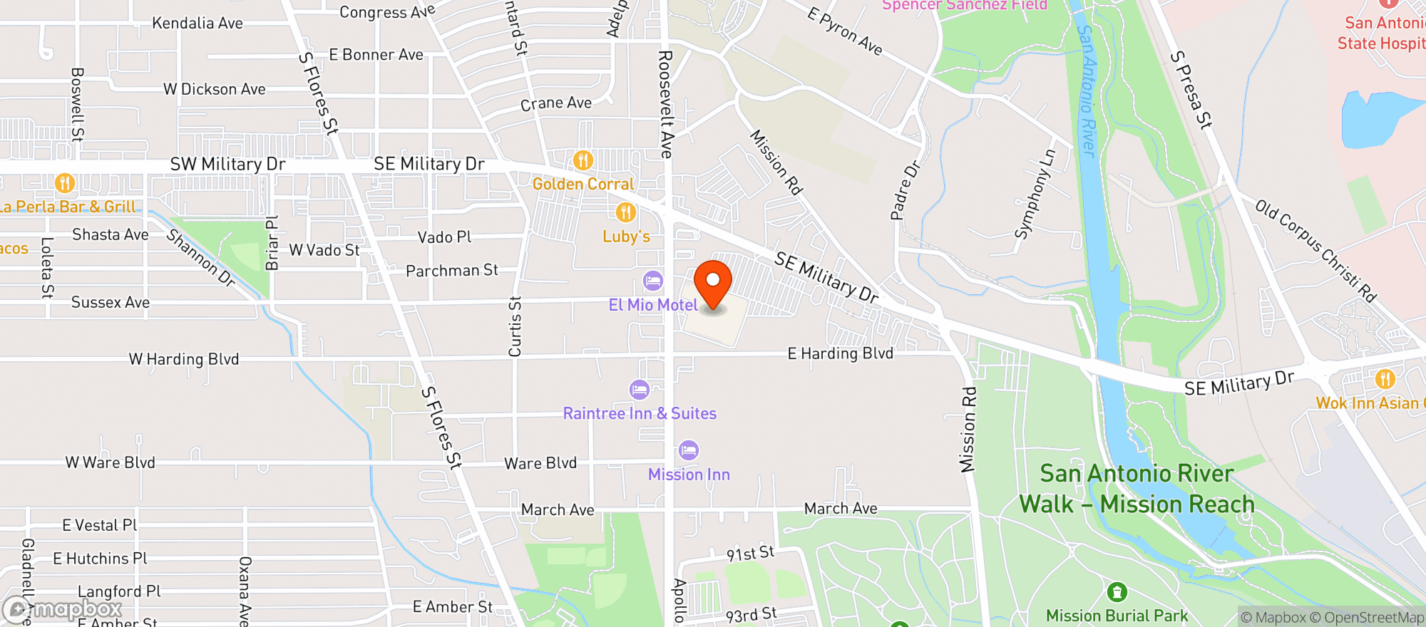 Map showing Walmart Supercenter