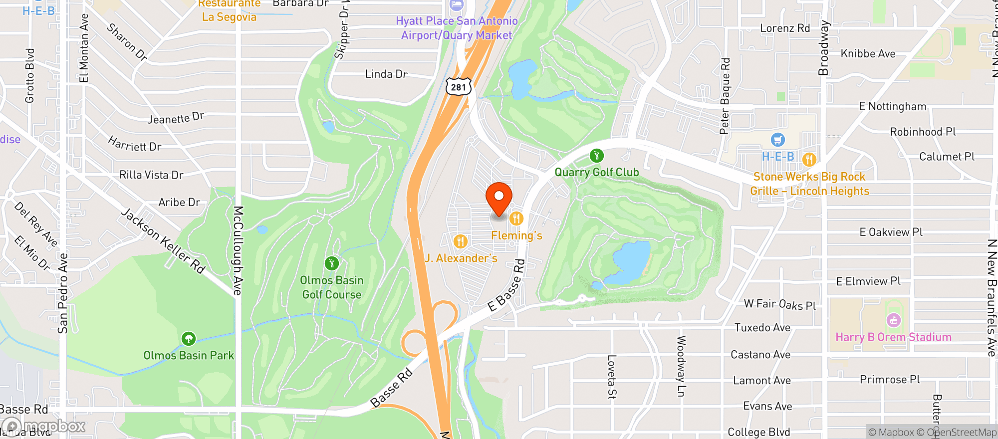 Map showing Whole Foods Market