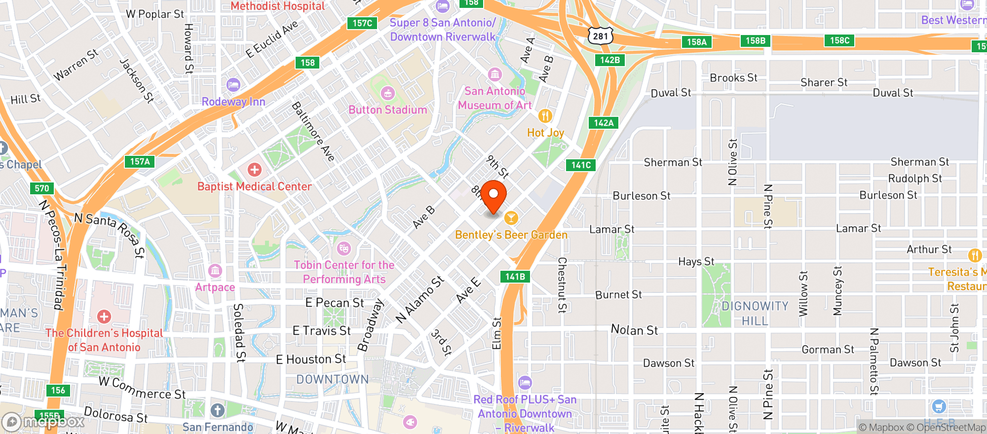 Map showing Roadmap Brewing
