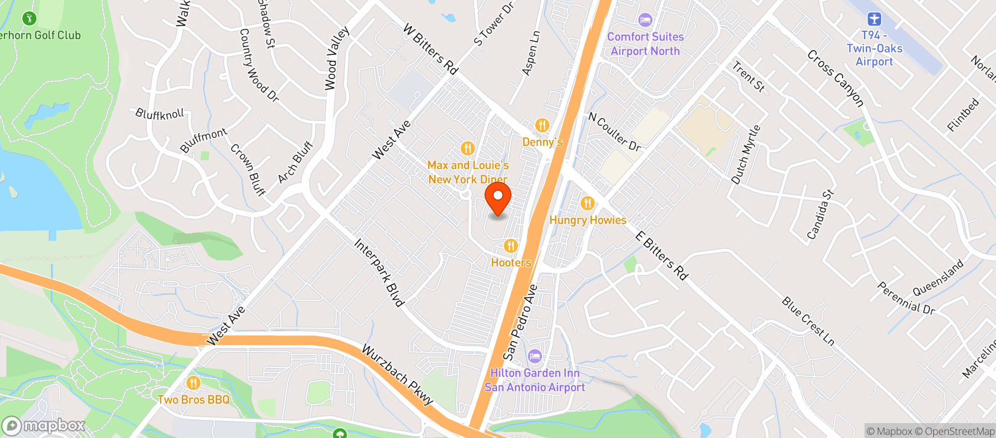 Map showing Lucky Strike #325