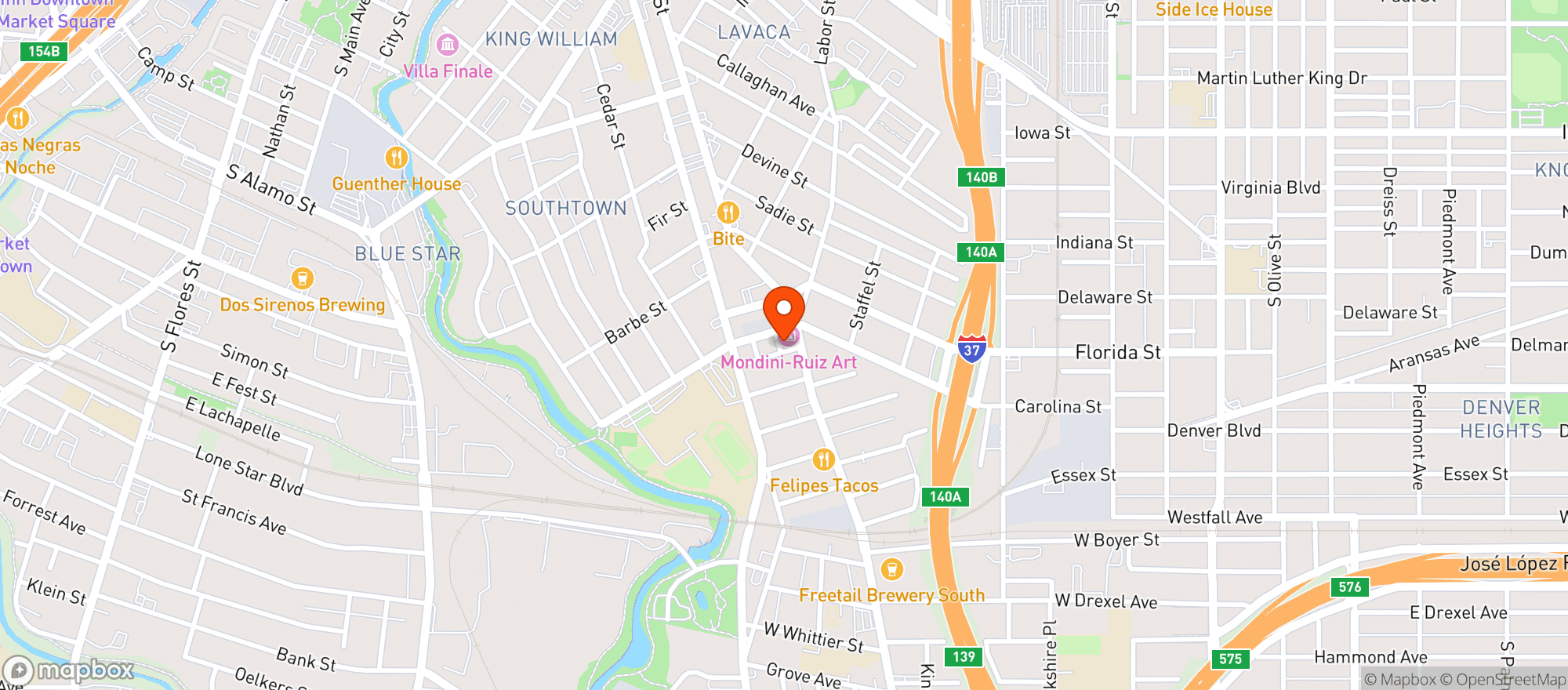 Map showing Palomino