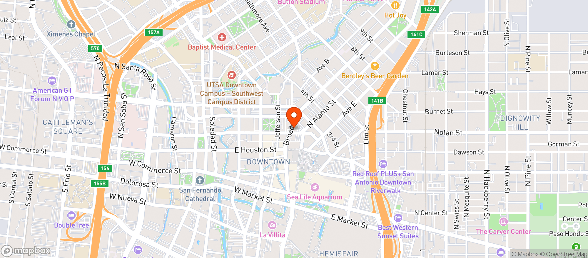 Map showing Gnc