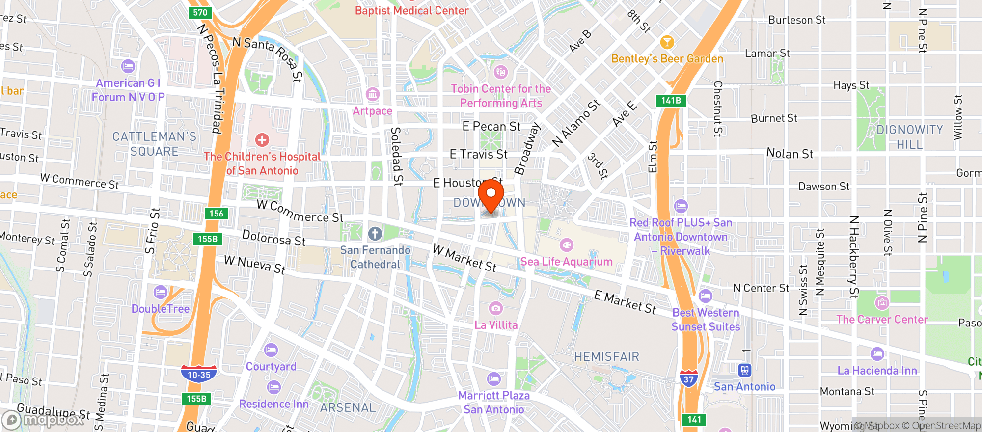 Map showing Howl At The Moon