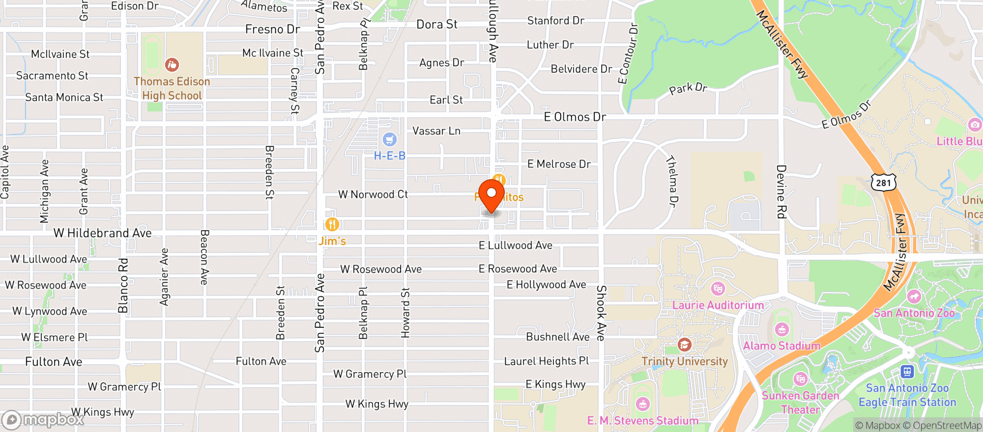 Map showing Wb Liquors & Wine