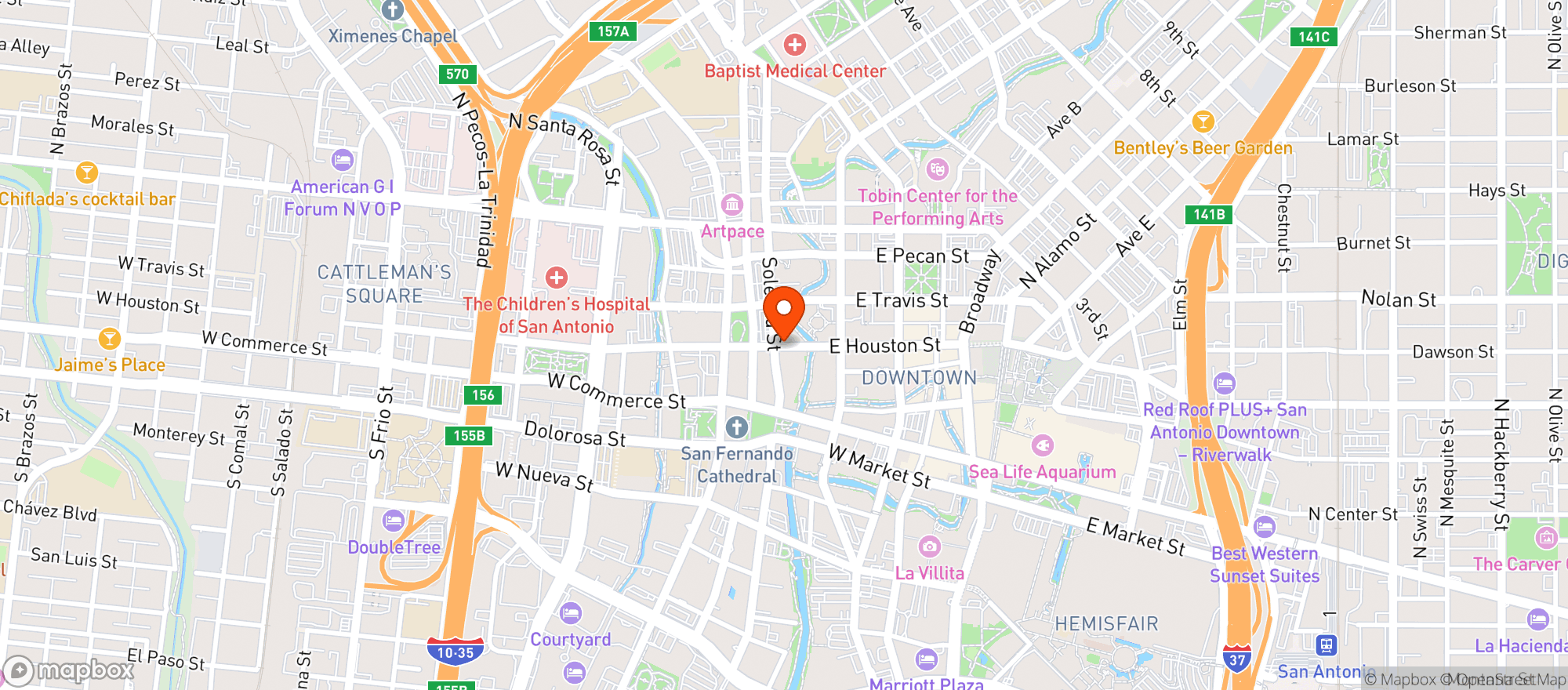 Map showing Range