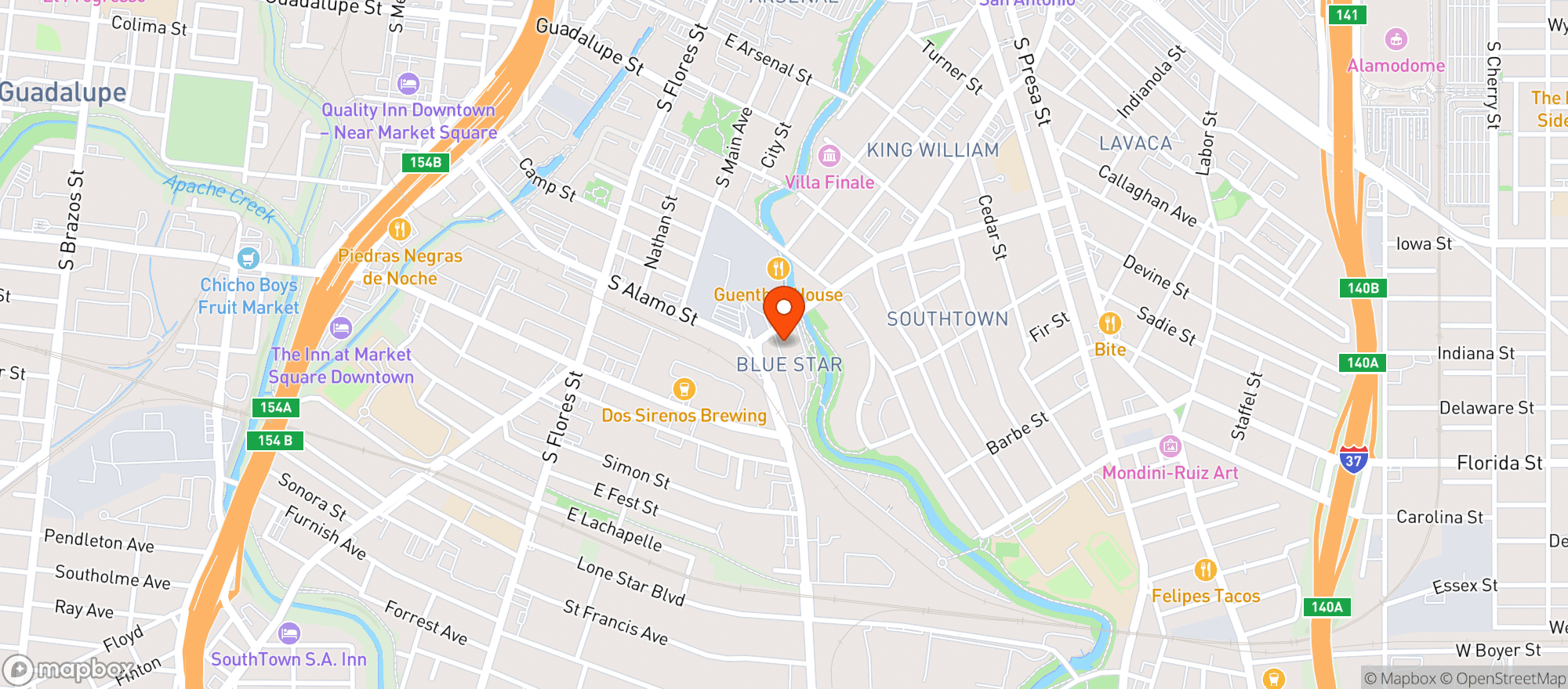 Map showing Brick