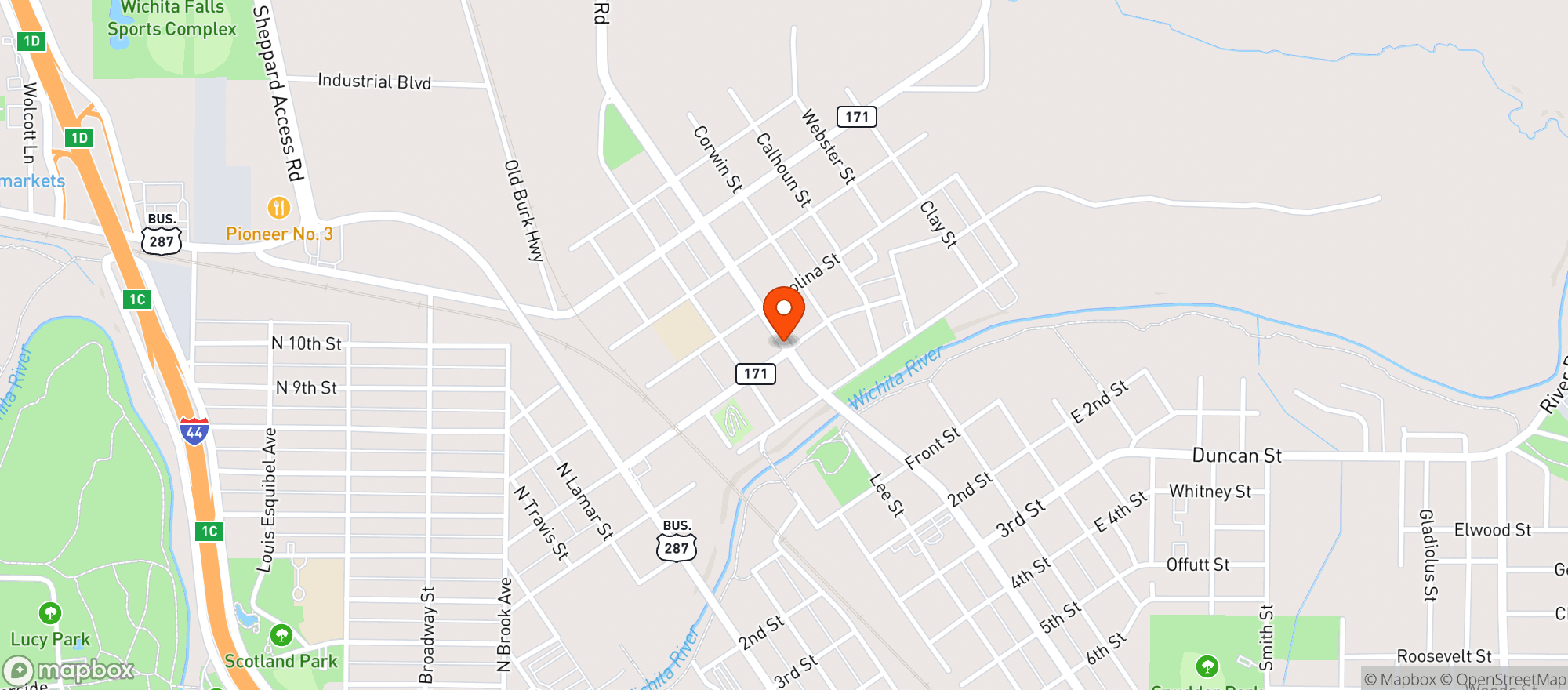 Map showing Family Mart