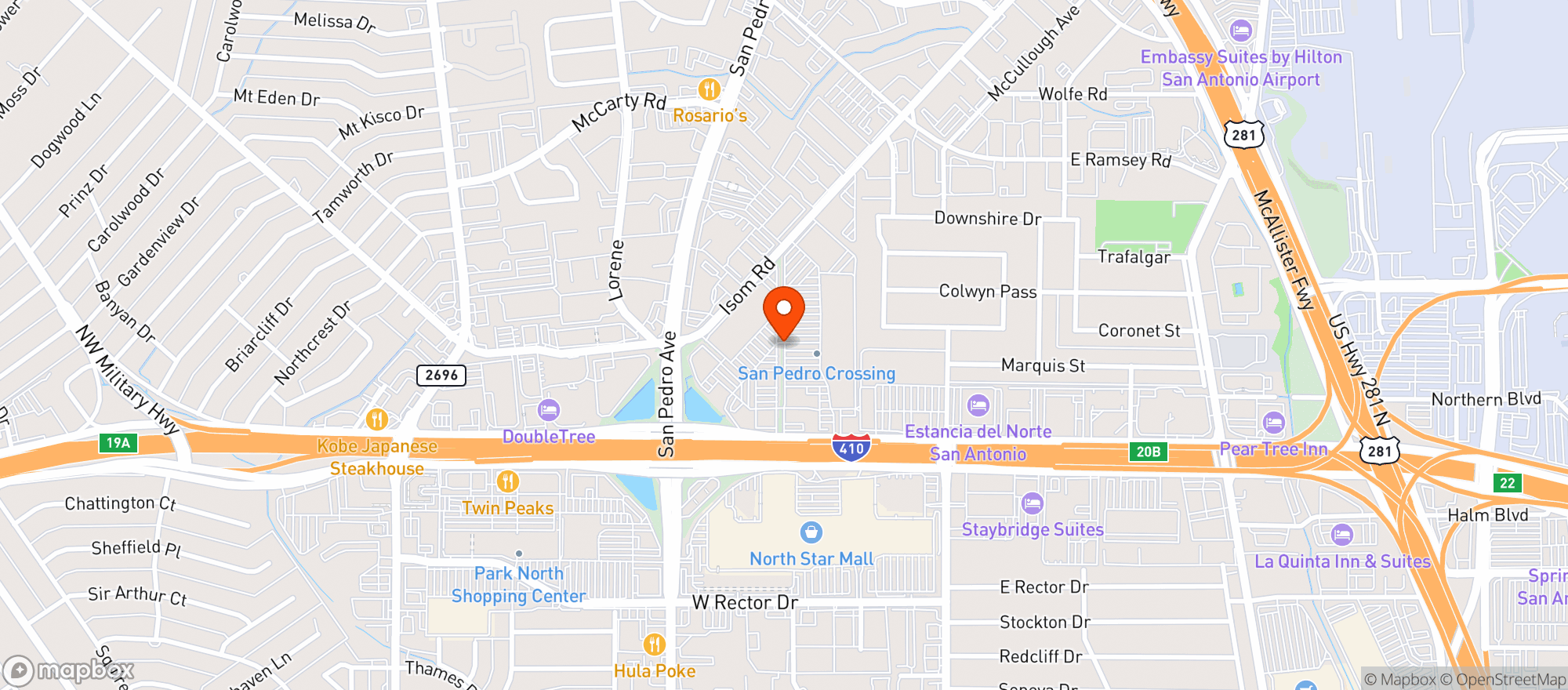 Map showing Total Wine & More