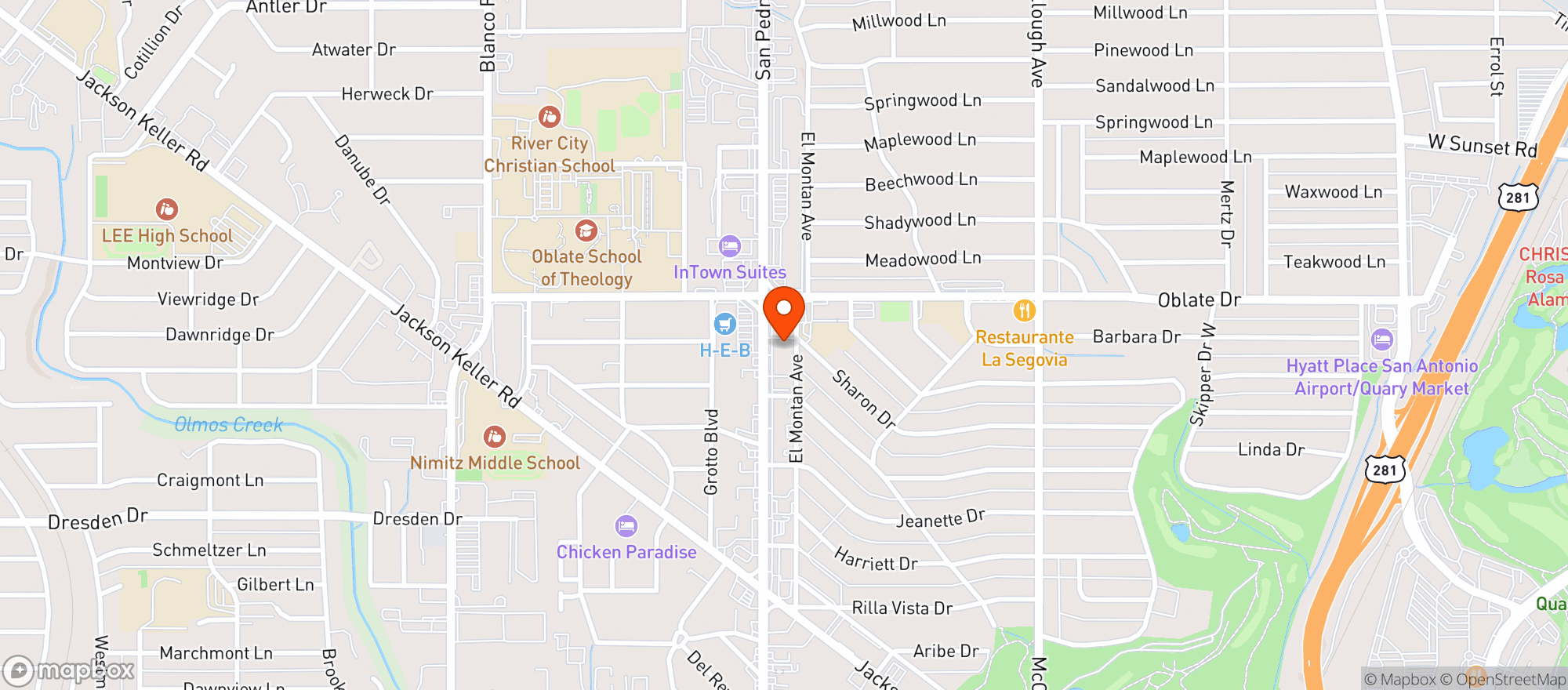 Map showing Vitrum Smoke Shop