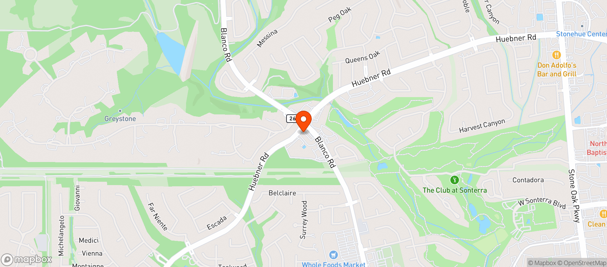 Map showing Kennedys Public House