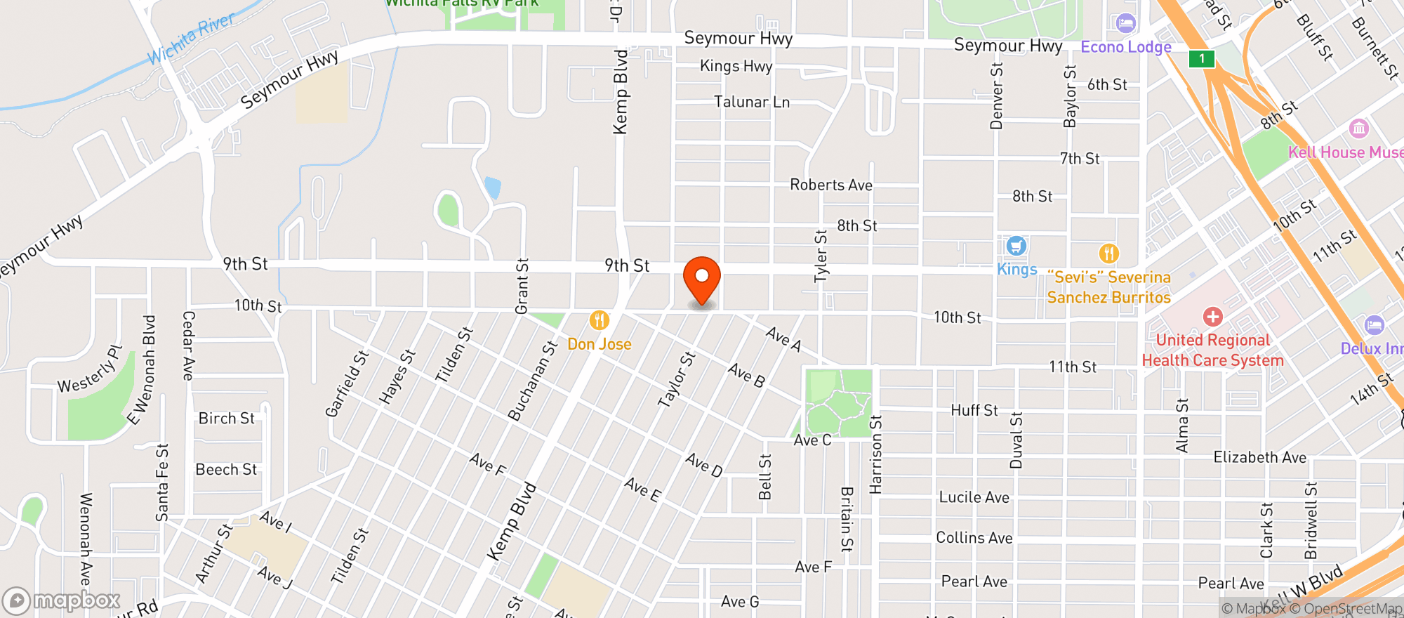 Map showing High Flyer Specialty Store