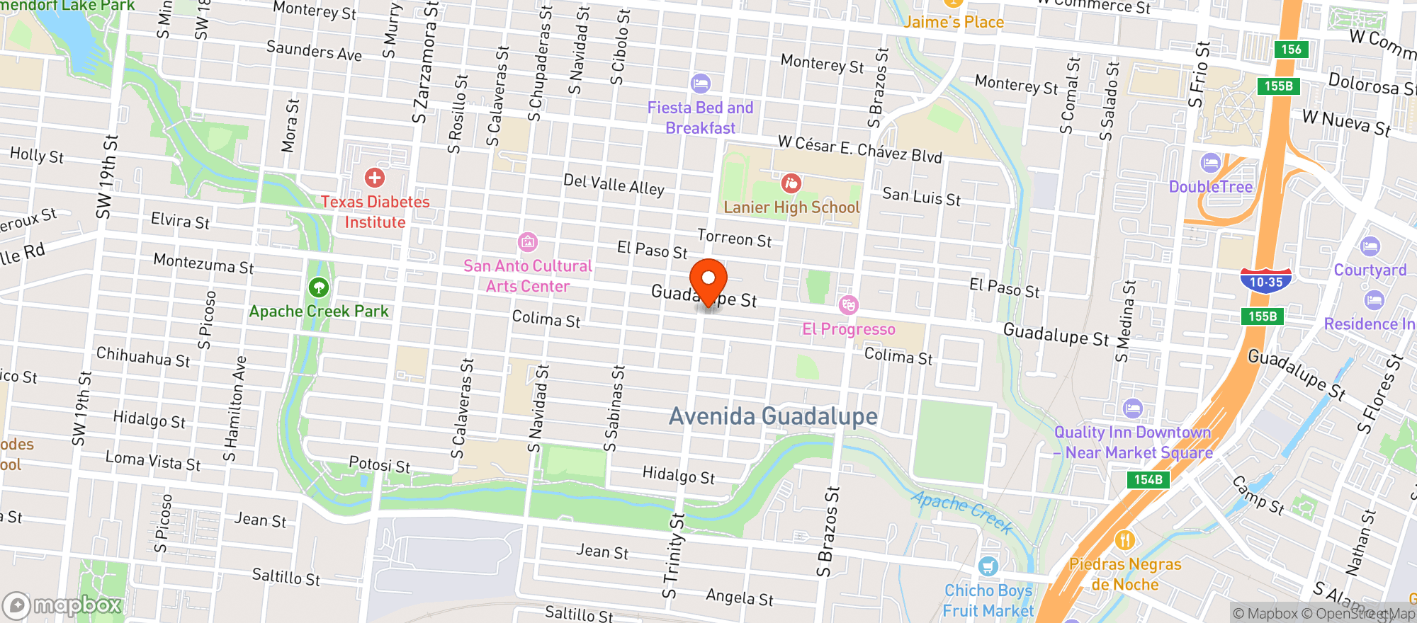 Map showing Maxi Food Mart