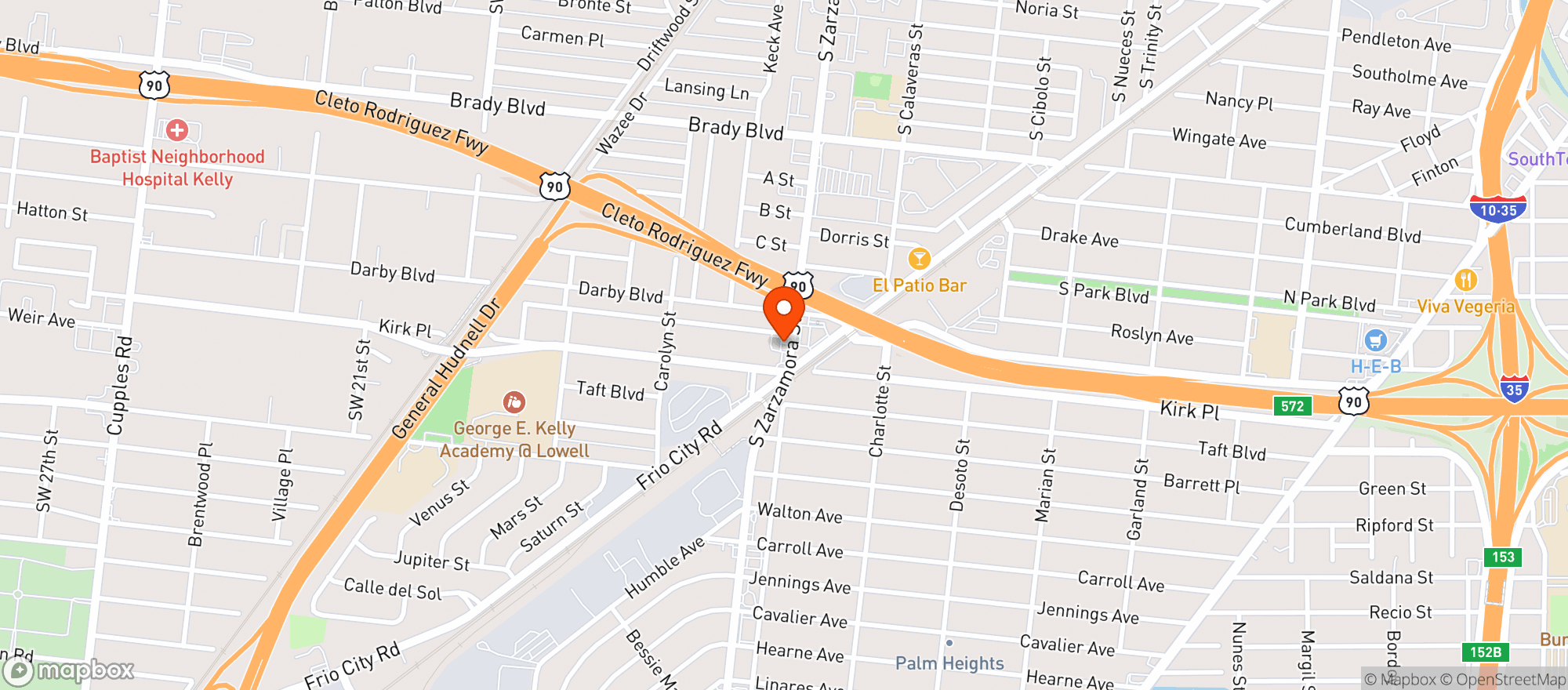 Map showing D & B Liquor #d48