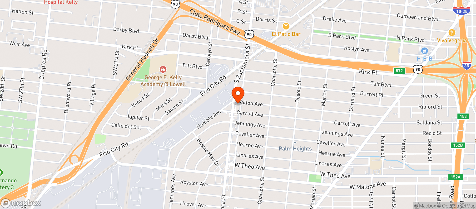 Map showing Haifa Market