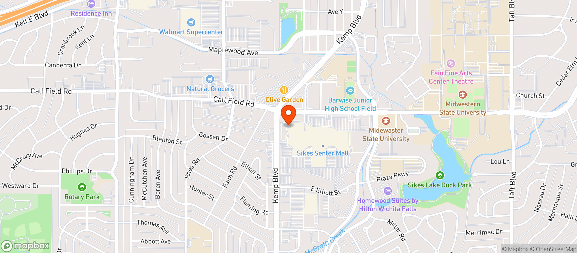 Map showing Bricktown Tap House & Kitchen