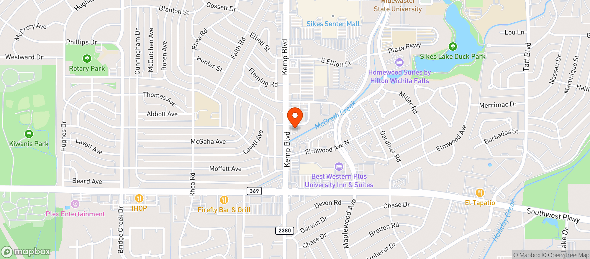 Map showing Kocks Liquor Beer Wine #1