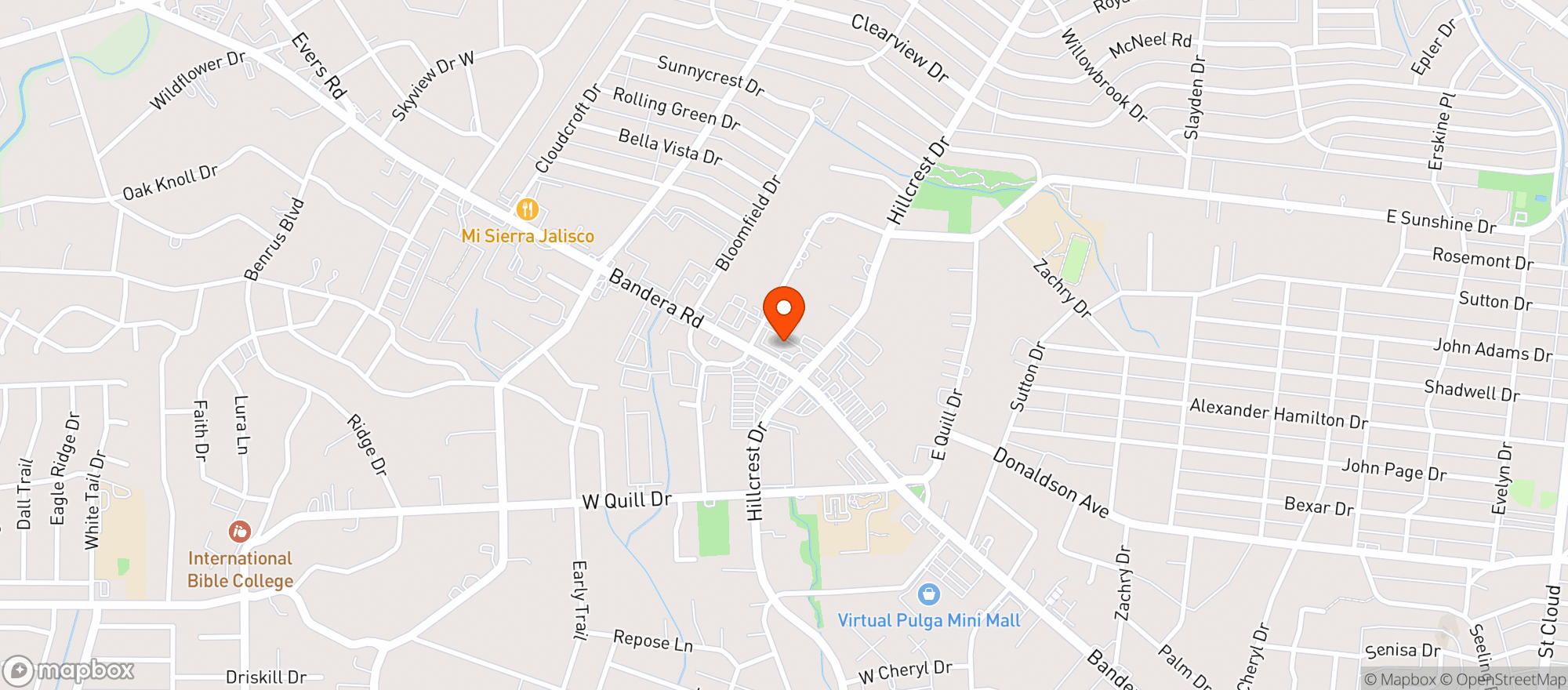 Map showing Stone Star Botanical Smoke Shop