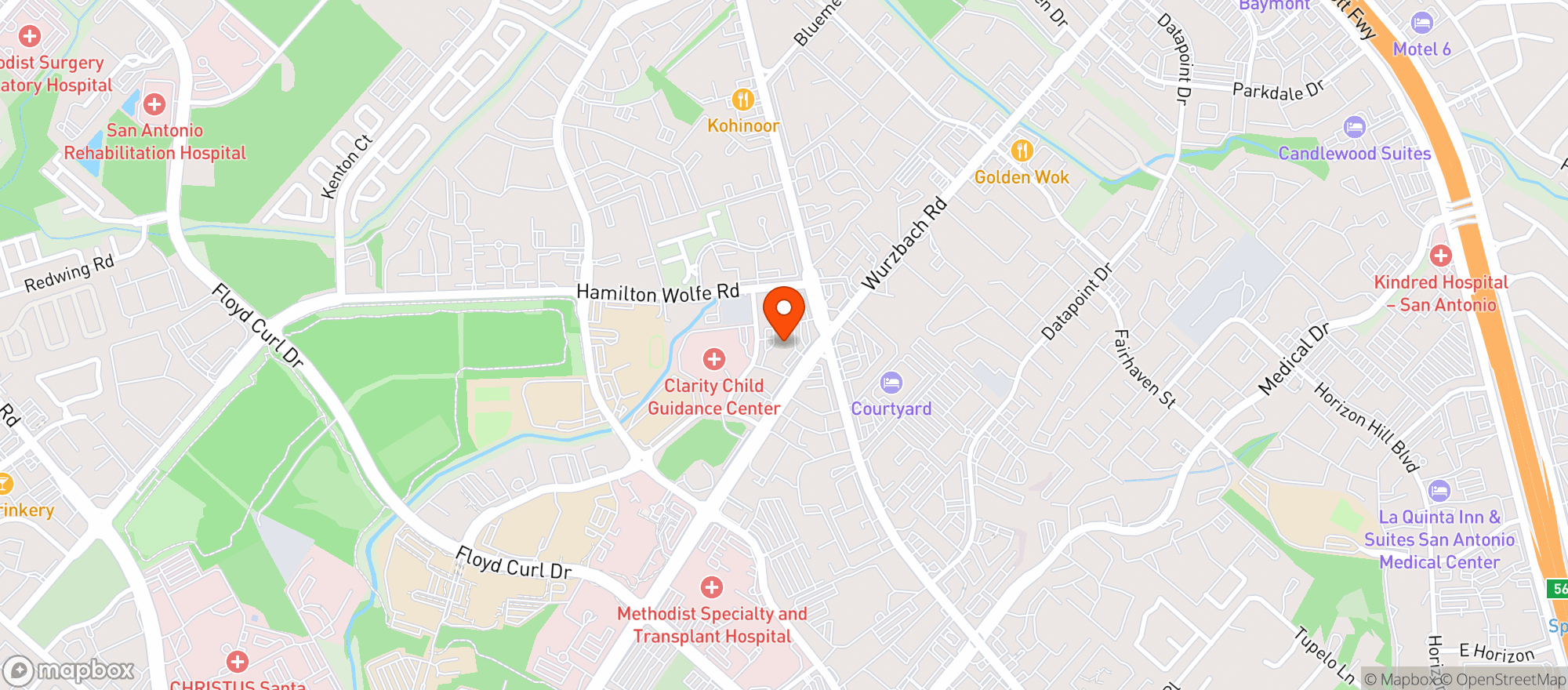 Map showing Via 313 Pizzeria