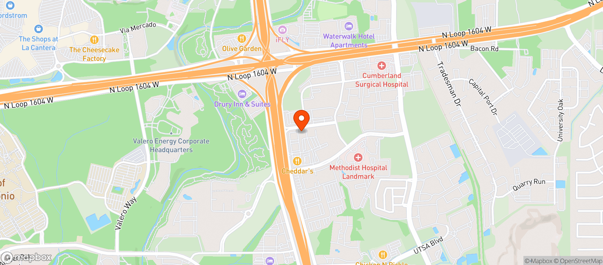 Map showing Rock & Brews