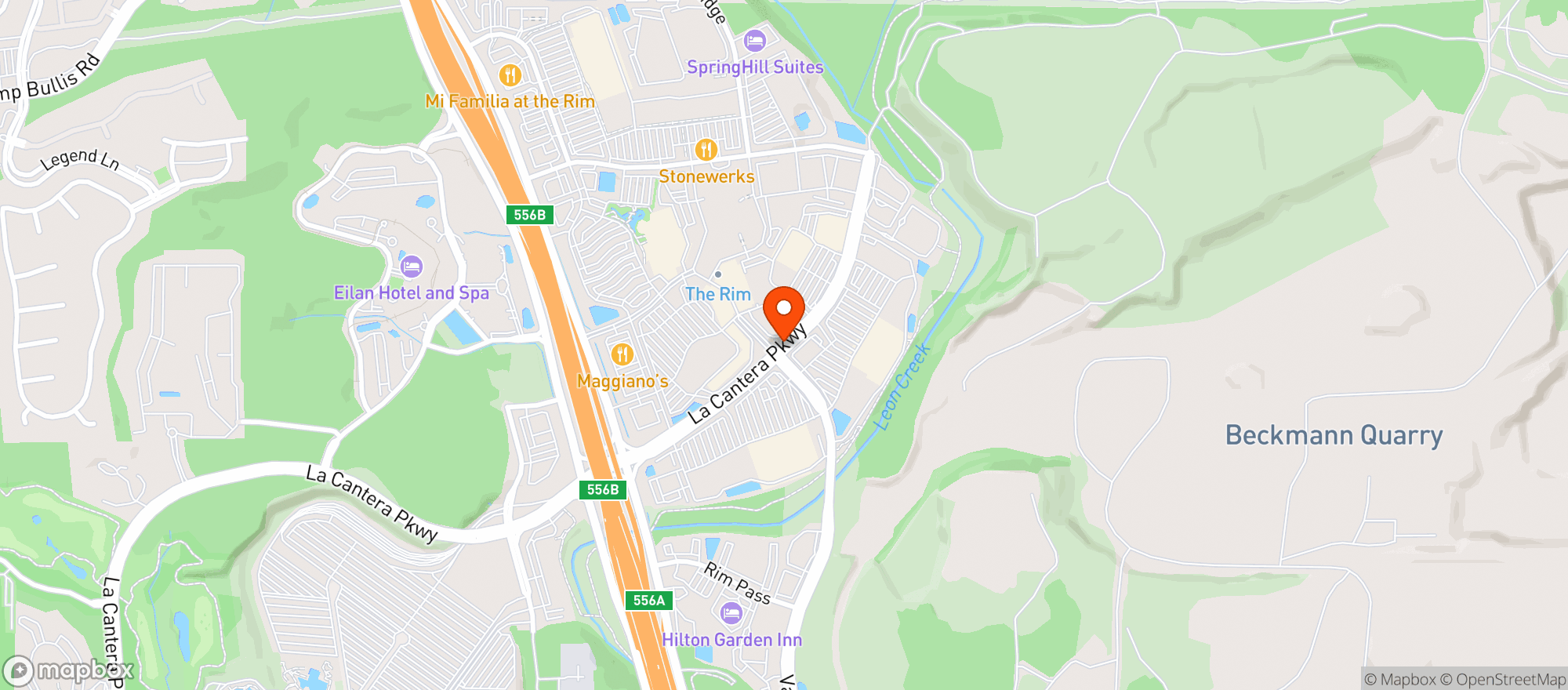 Map showing Hopdoddy Burger Bar