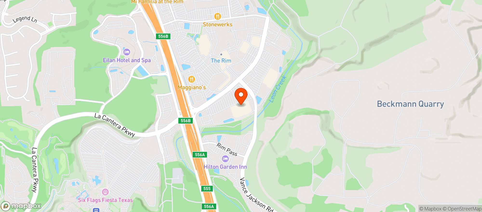 Map showing Target