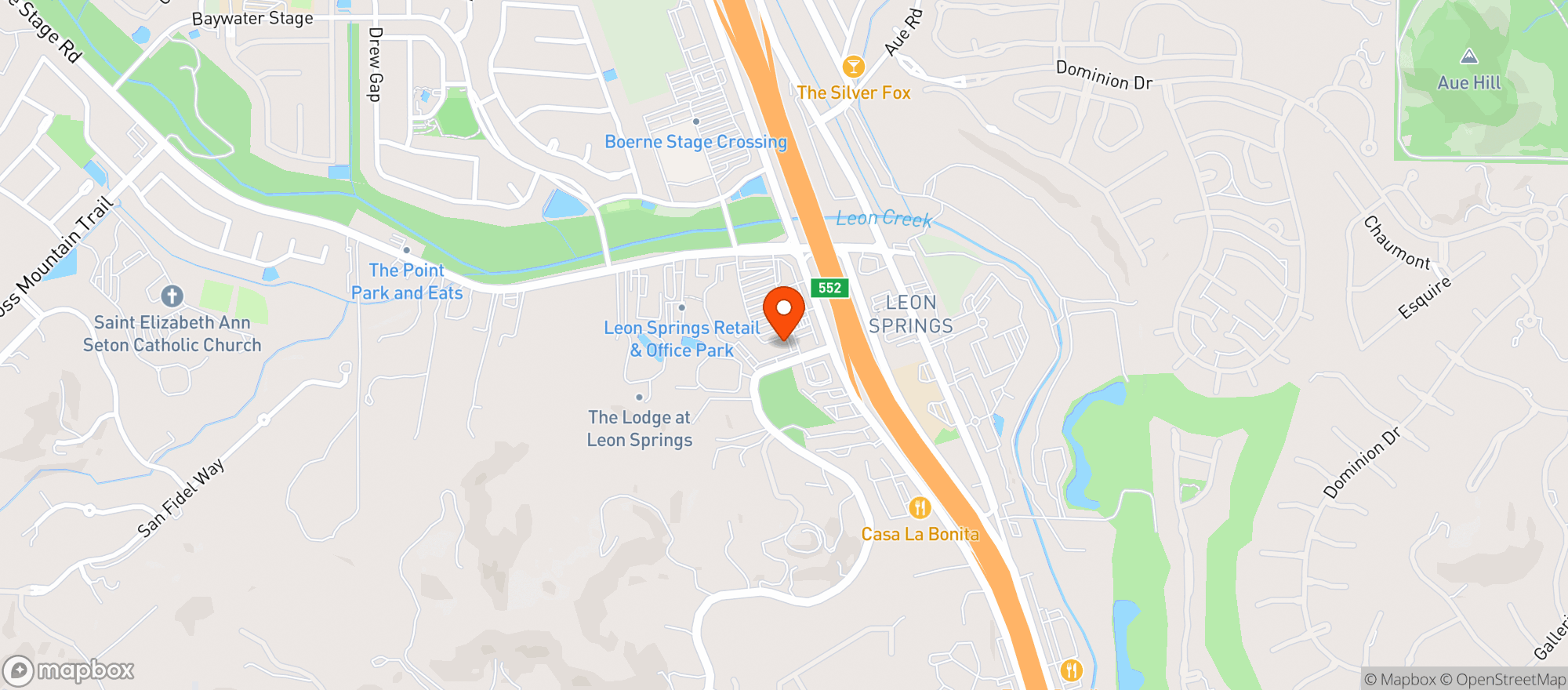 Map showing Gnc - 6793 - The Market @ Boerne Stage