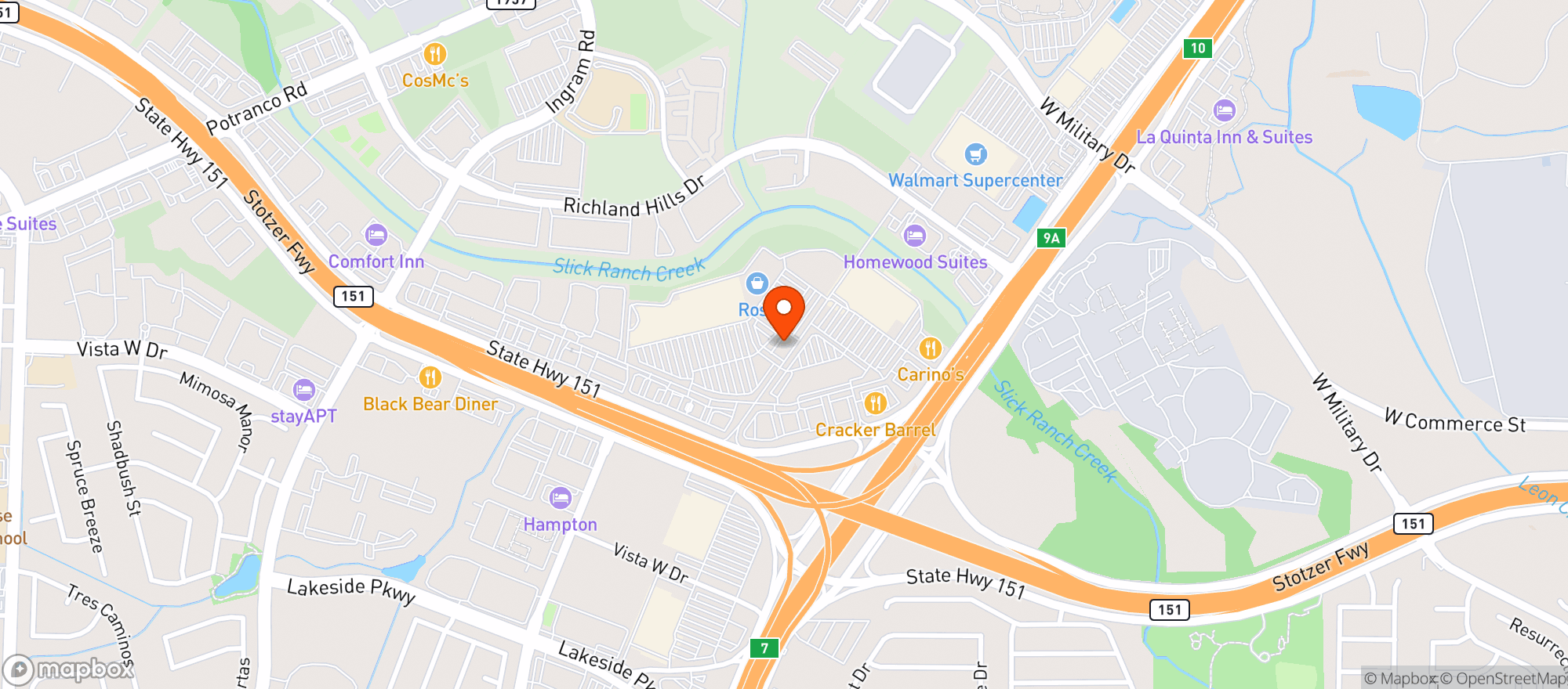 Map showing Gnc