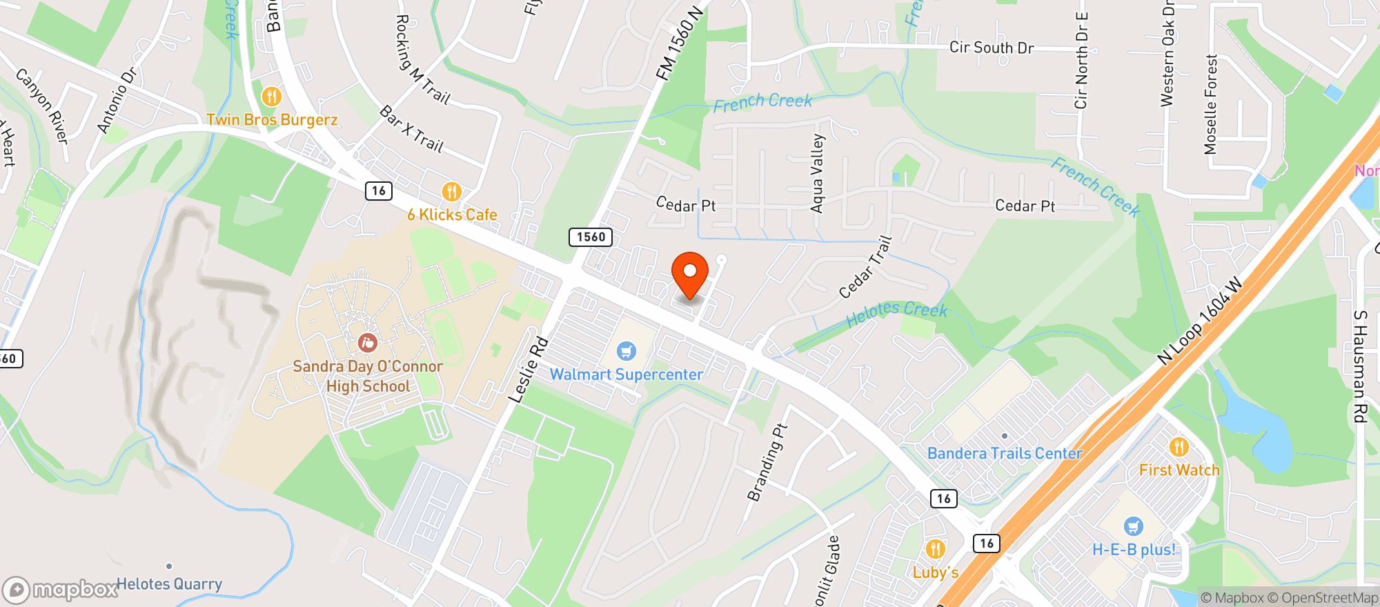 Map showing Don S & Ben S #77