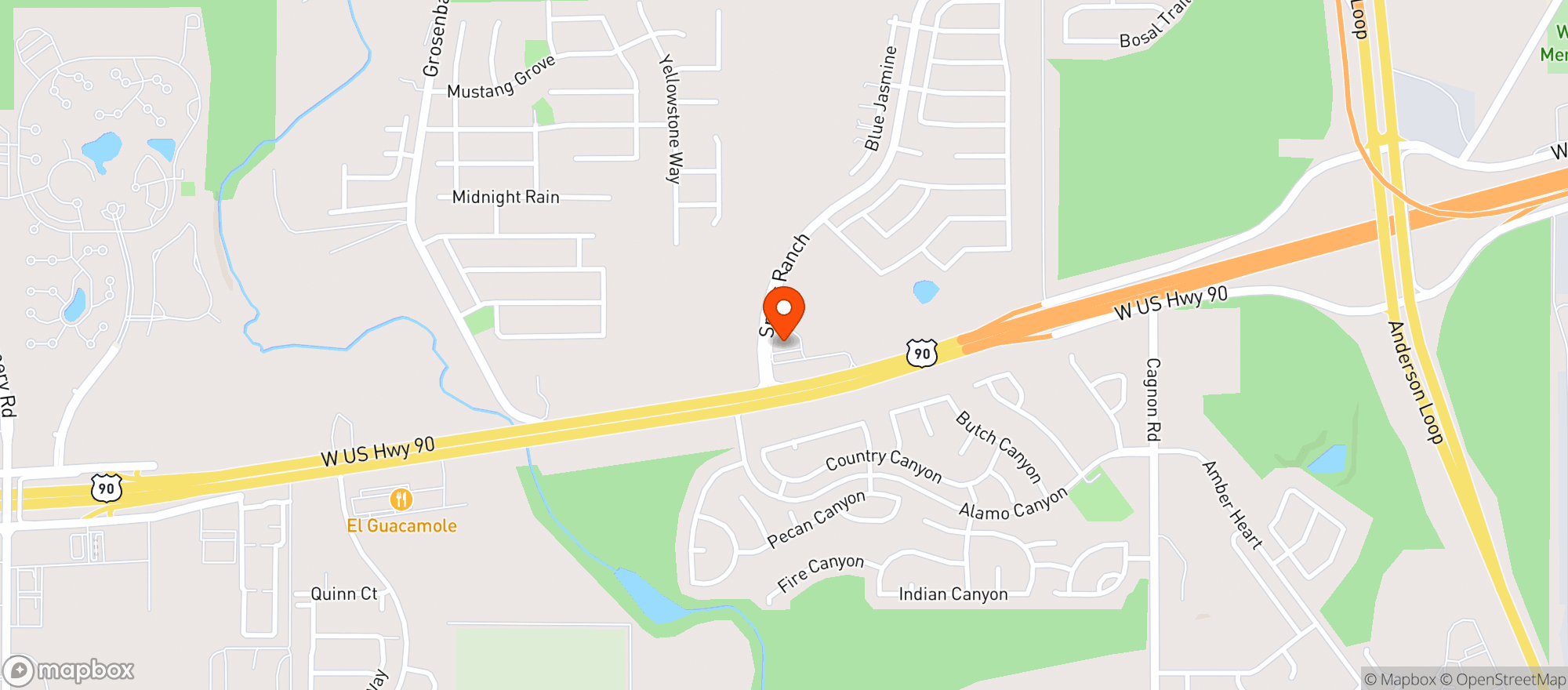 Map showing One Stop Xpress