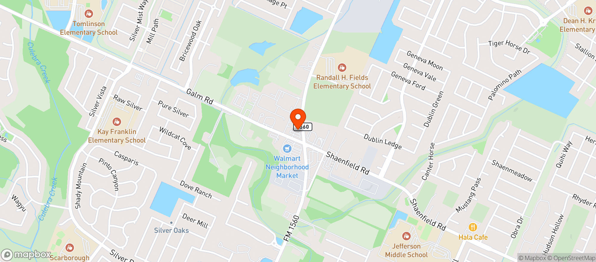 Map showing Mary Jane's Cbd Dispensary - Galm Rd.