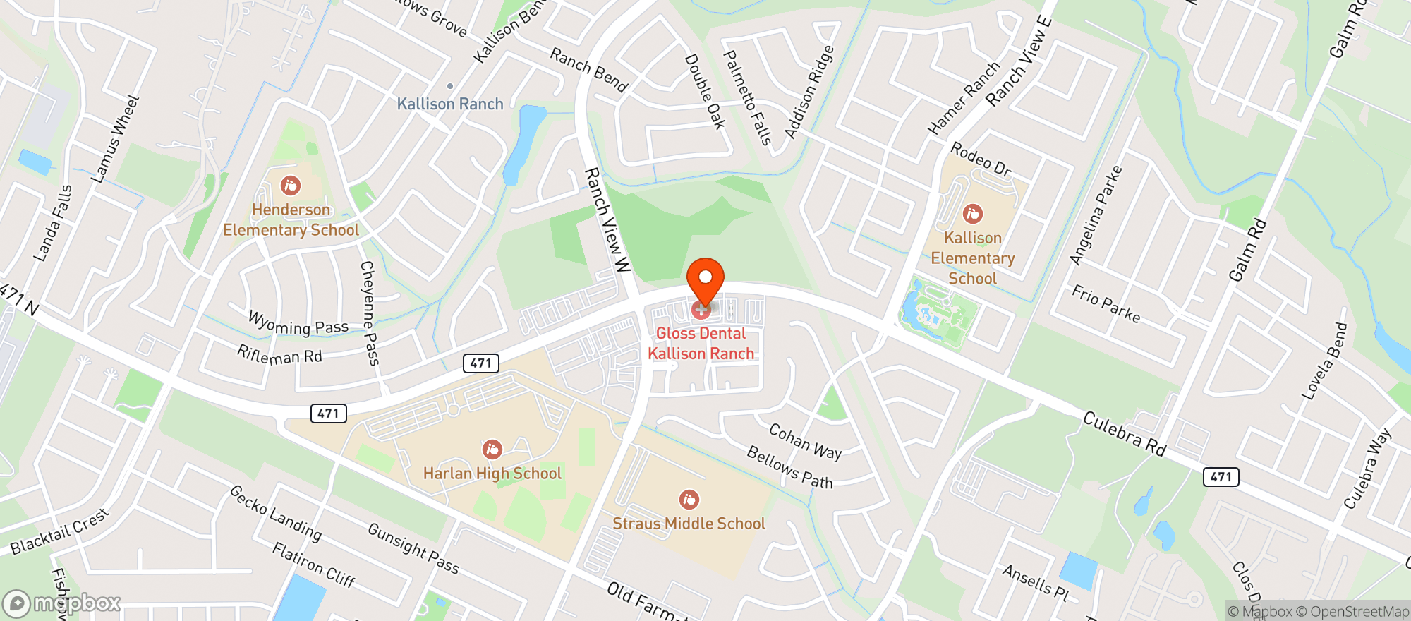 Map showing Stout House