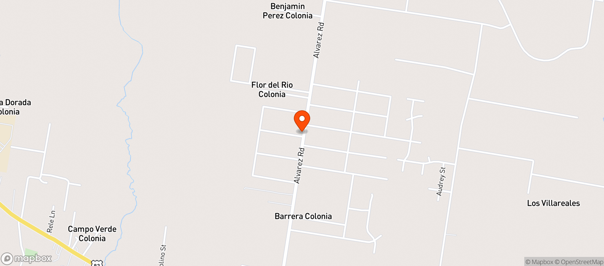 Map showing La Jungla Del Mono