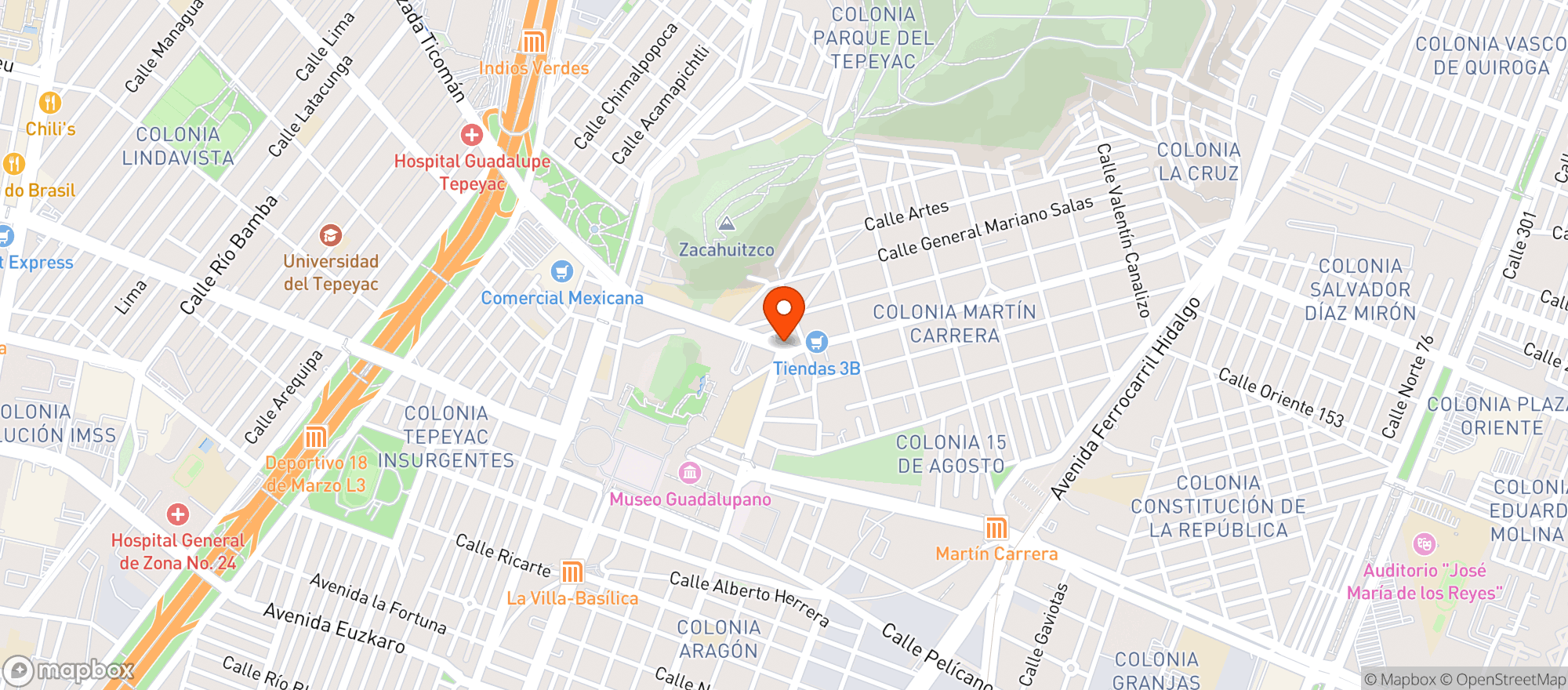 Map showing Com. Vinos Alianza