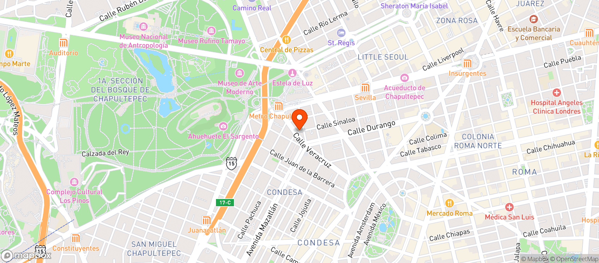 Map showing La Barra De Al Lado
