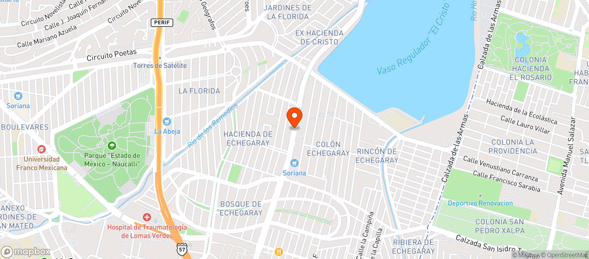 Map showing Com. Vinos Alianza