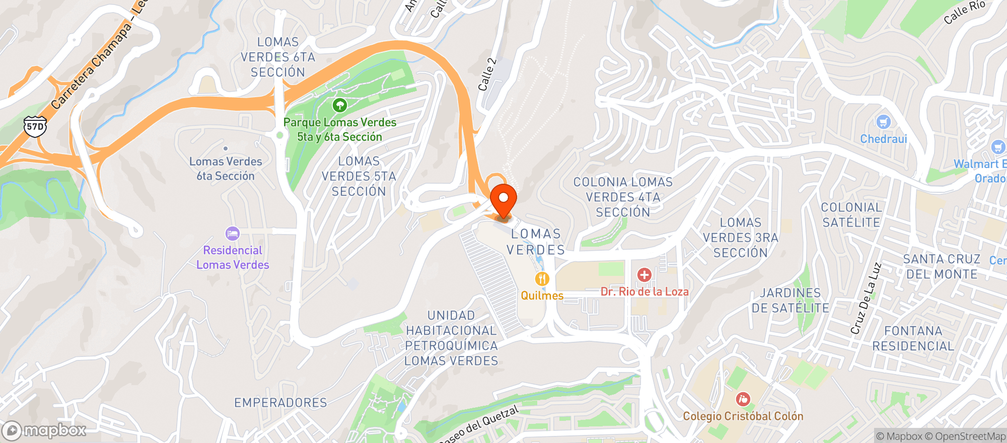 Map showing La Europea