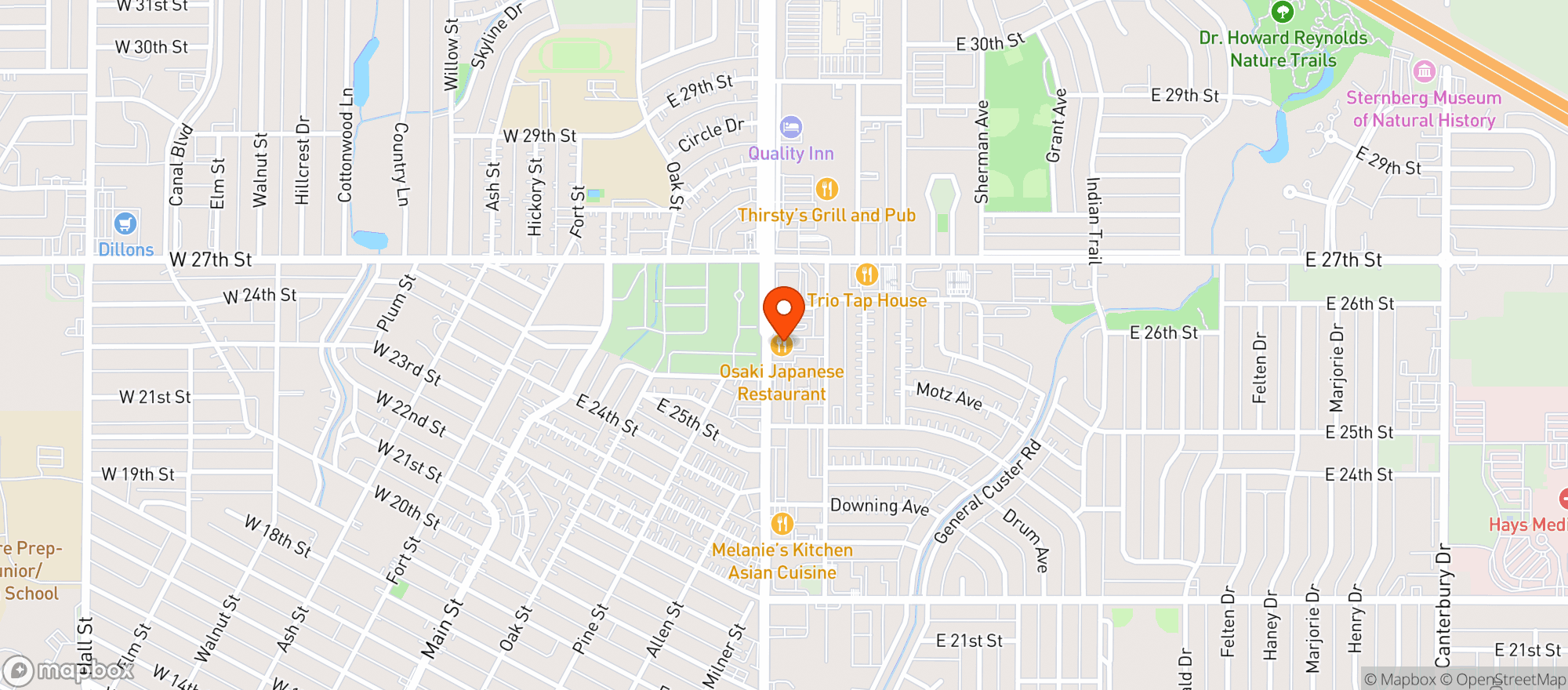 Map showing Doghouse Liquor